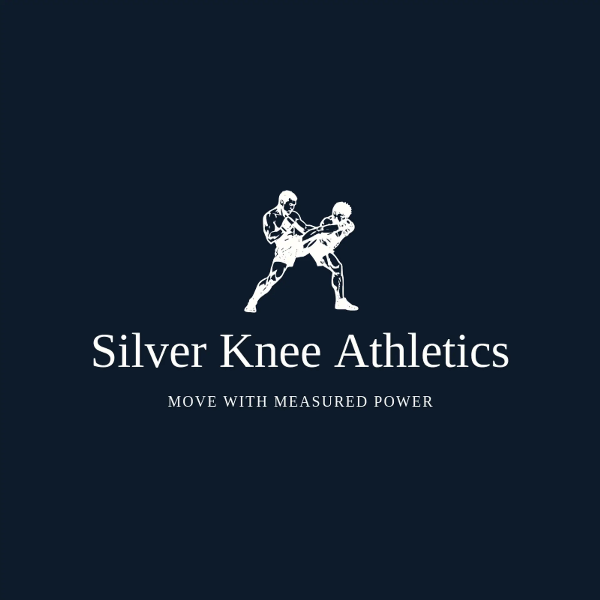 Silver Knee Athletics logo for muay thai