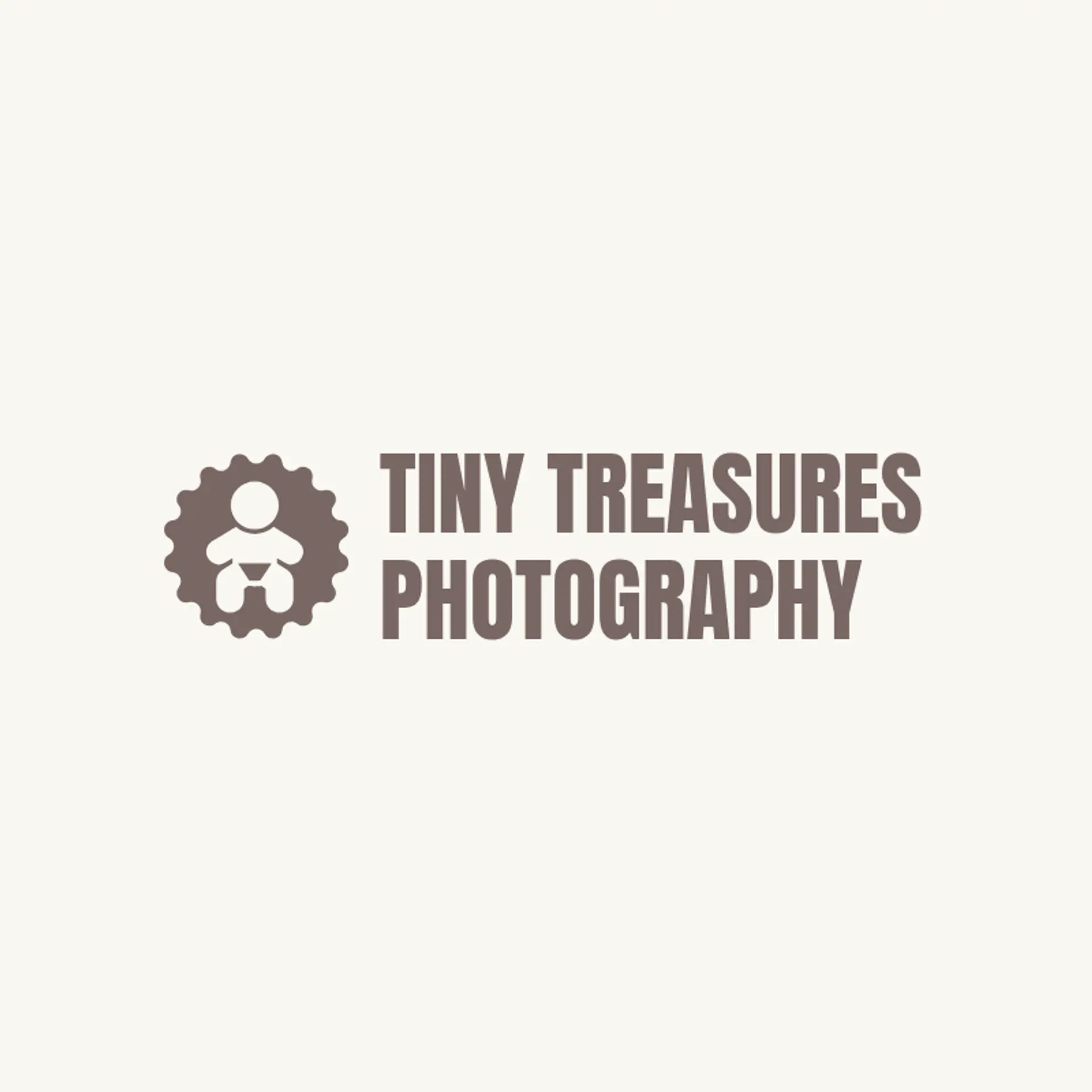 Tiny Treasures Photography logo for newborn photography