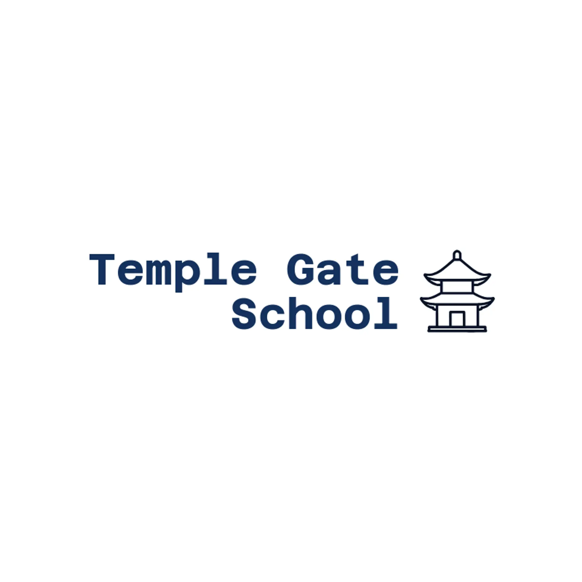 Temple Gate School logo for ninja