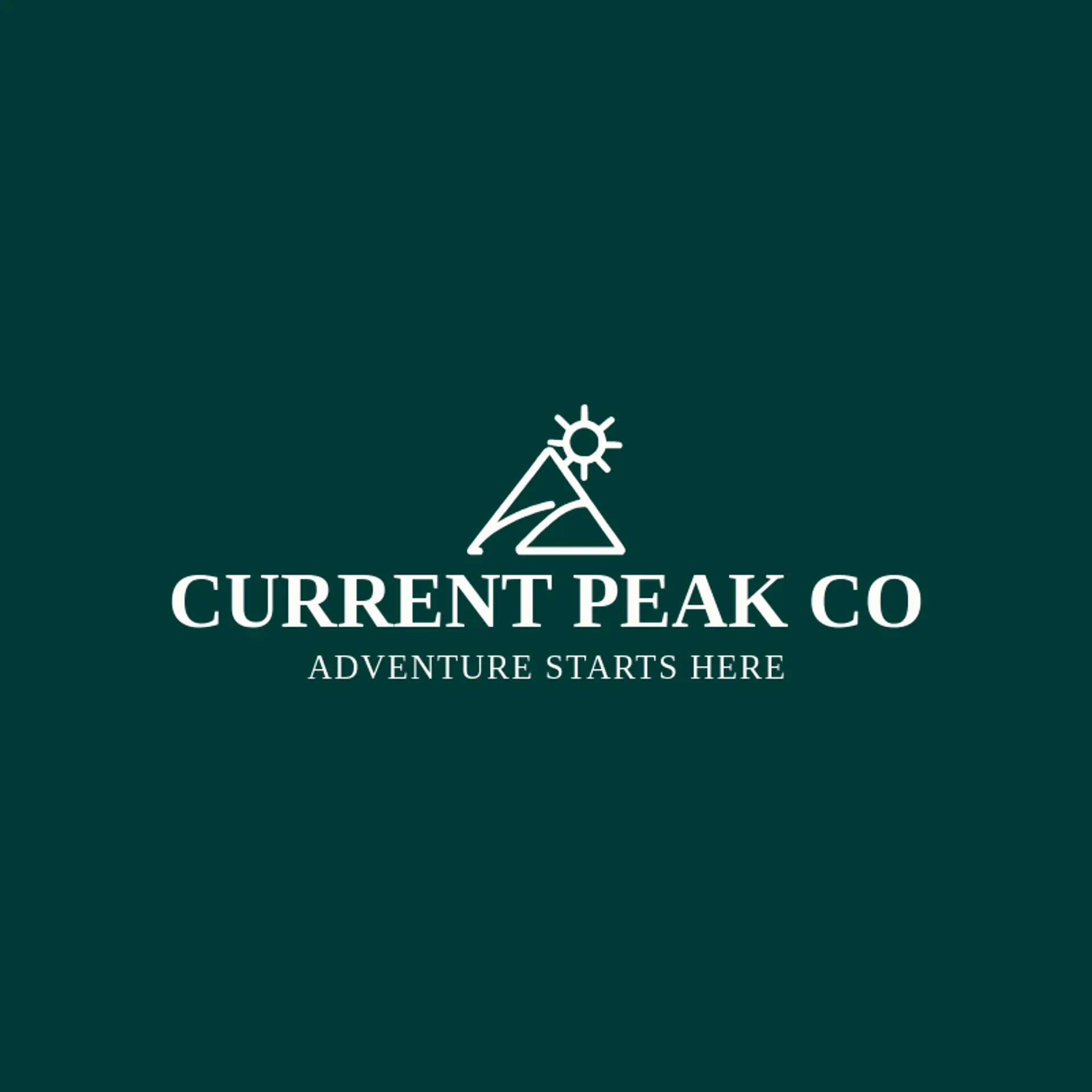 Current Peak Co logo for river