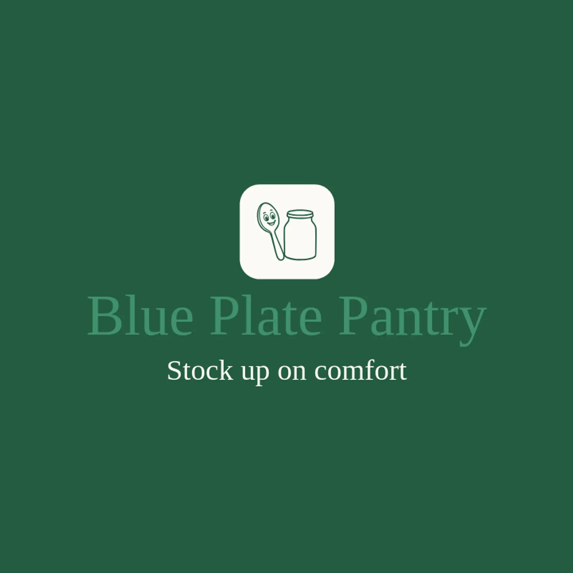 Blue Plate Pantry logo for spoon