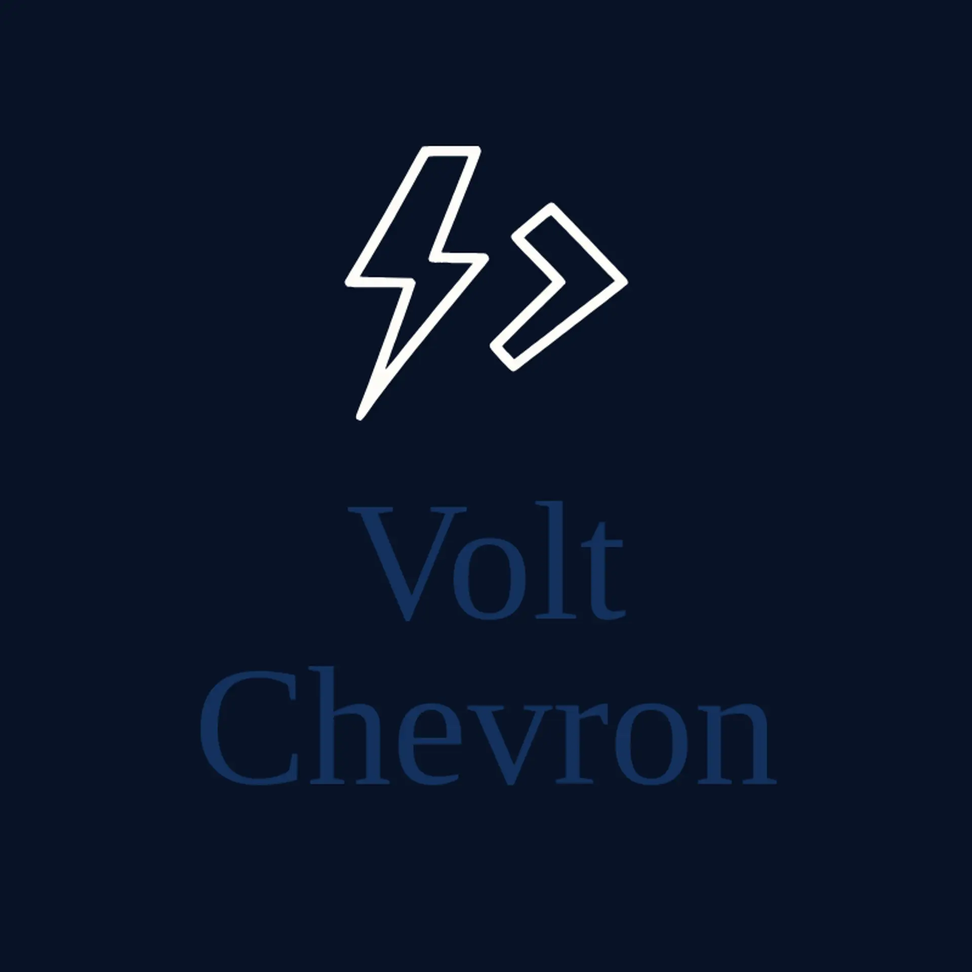 Volt Chevron logo for lightning bolt