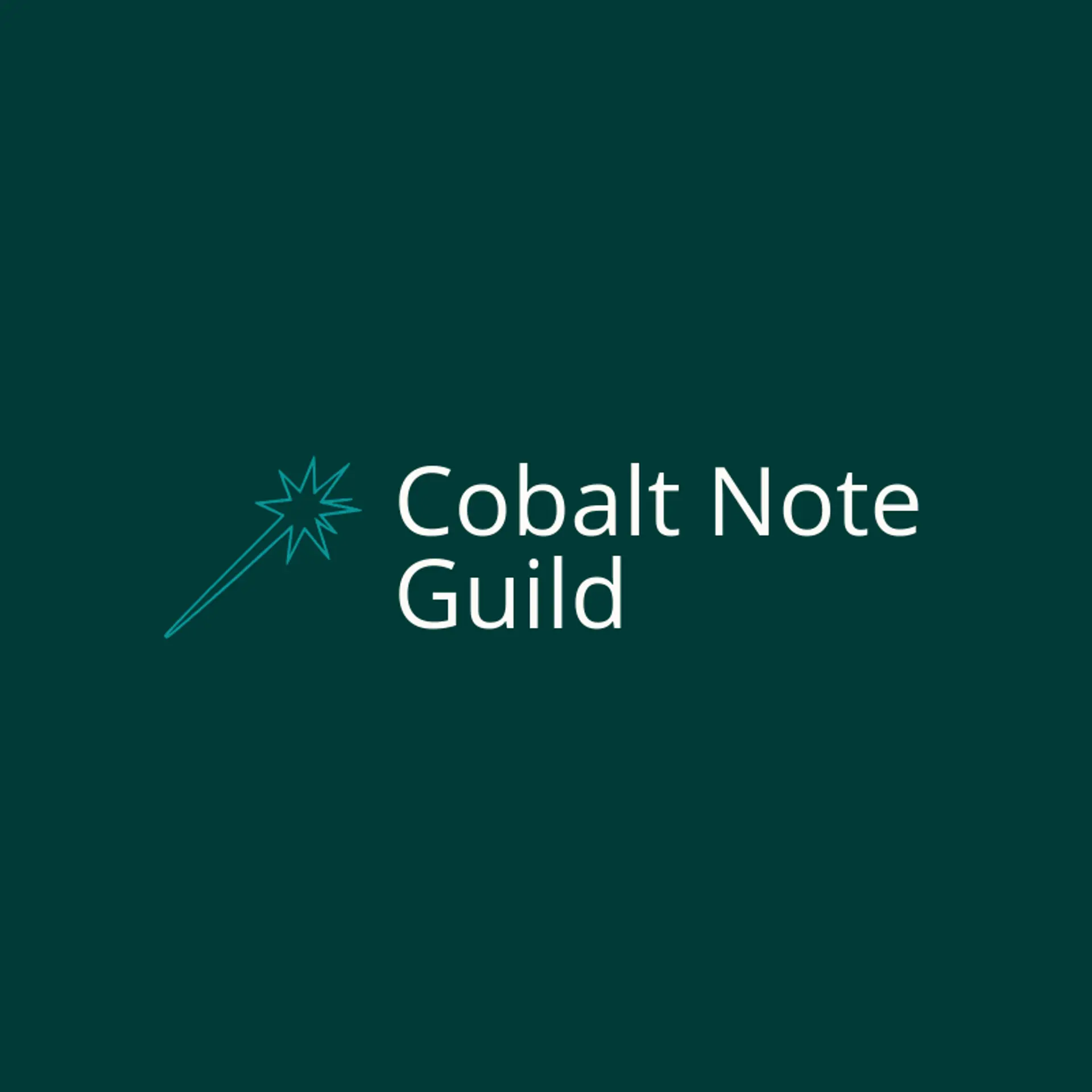 Cobalt Note Guild logo for symphony
