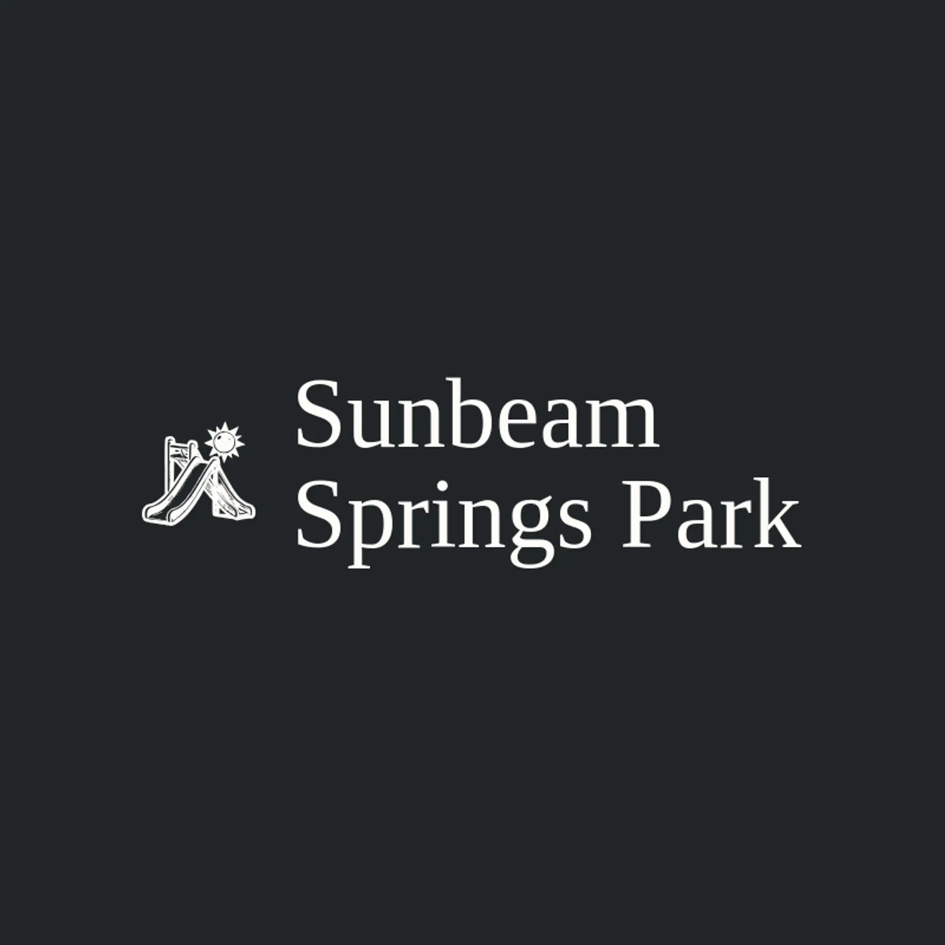 Sunbeam Springs Park logo for water park