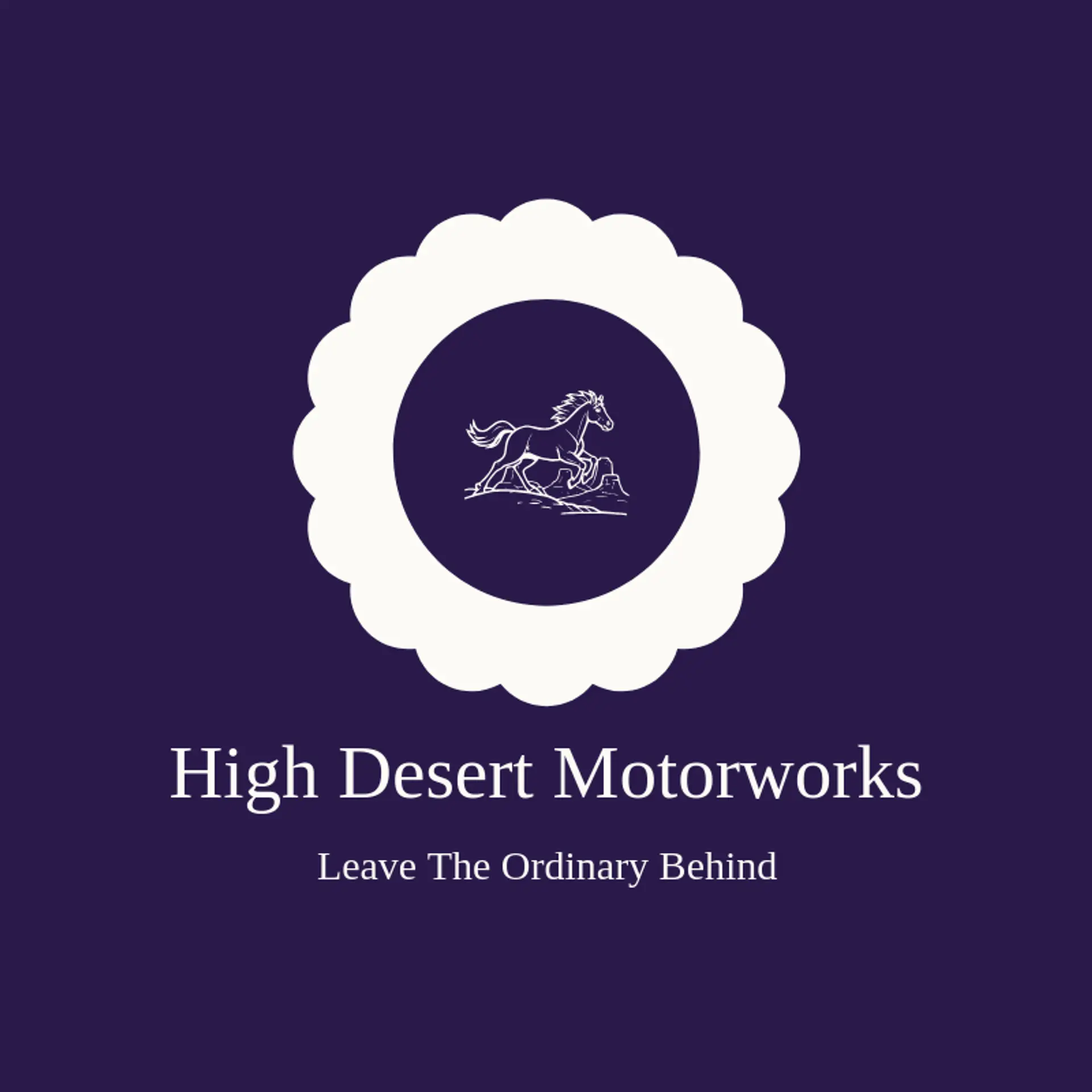 High Desert Motorworks logo for mustang