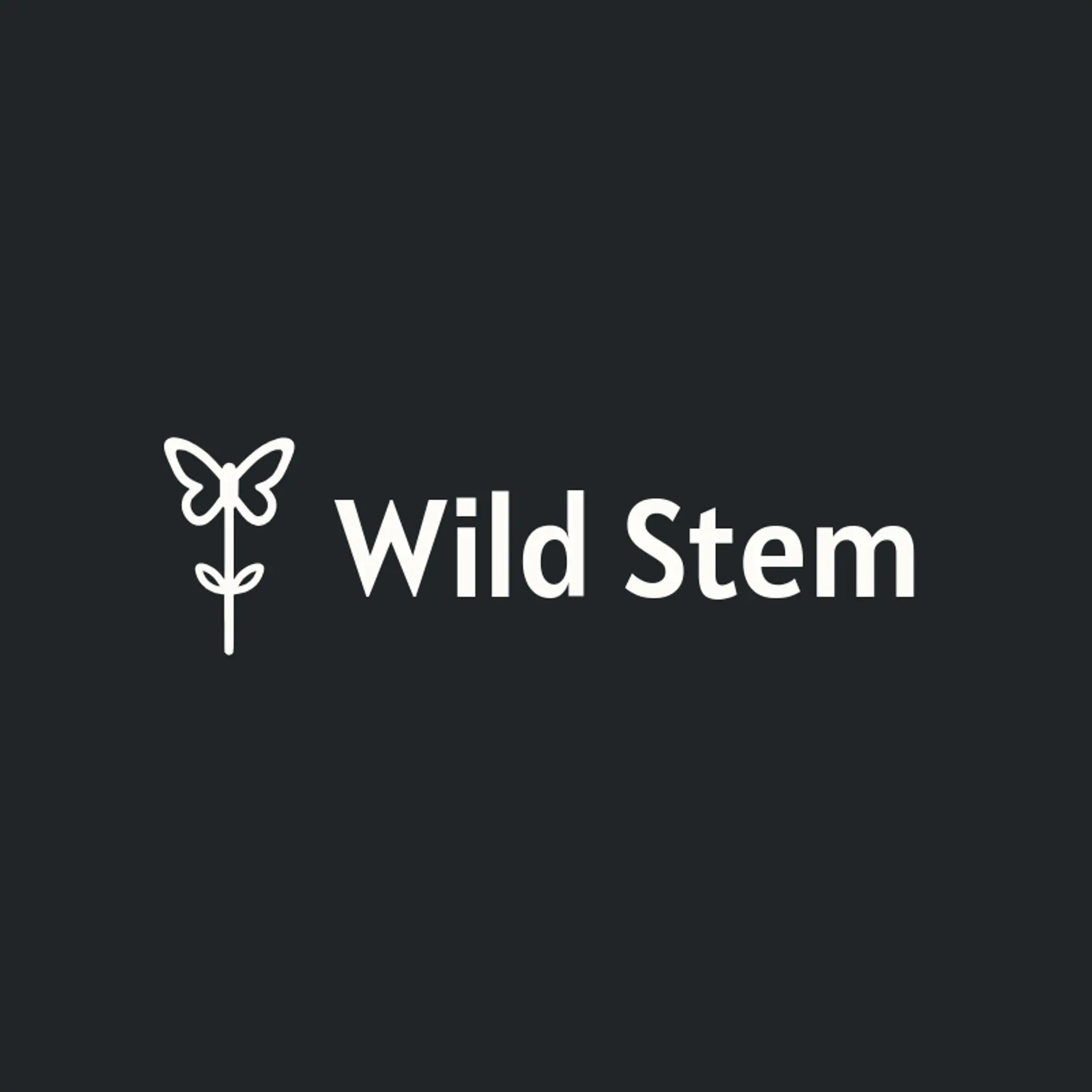 Wild Stem logo for flower