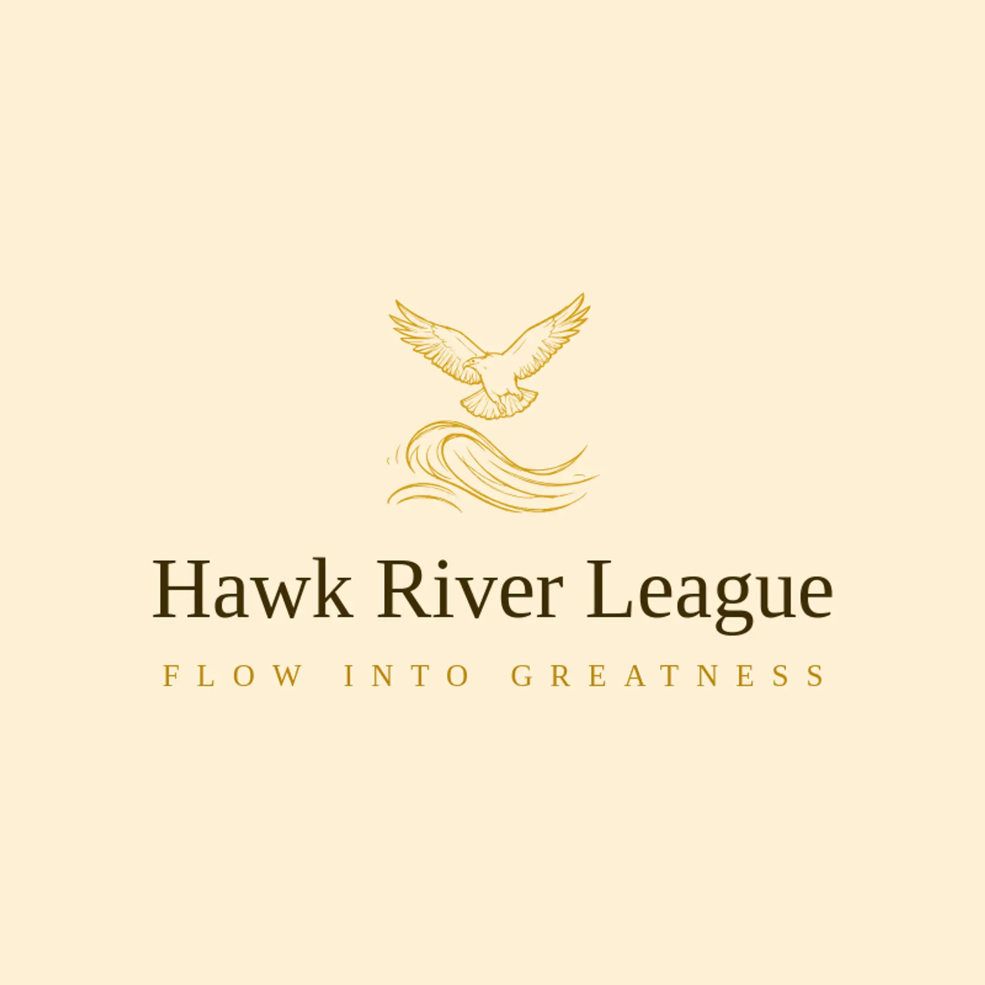 Hawk River League logo for hawk