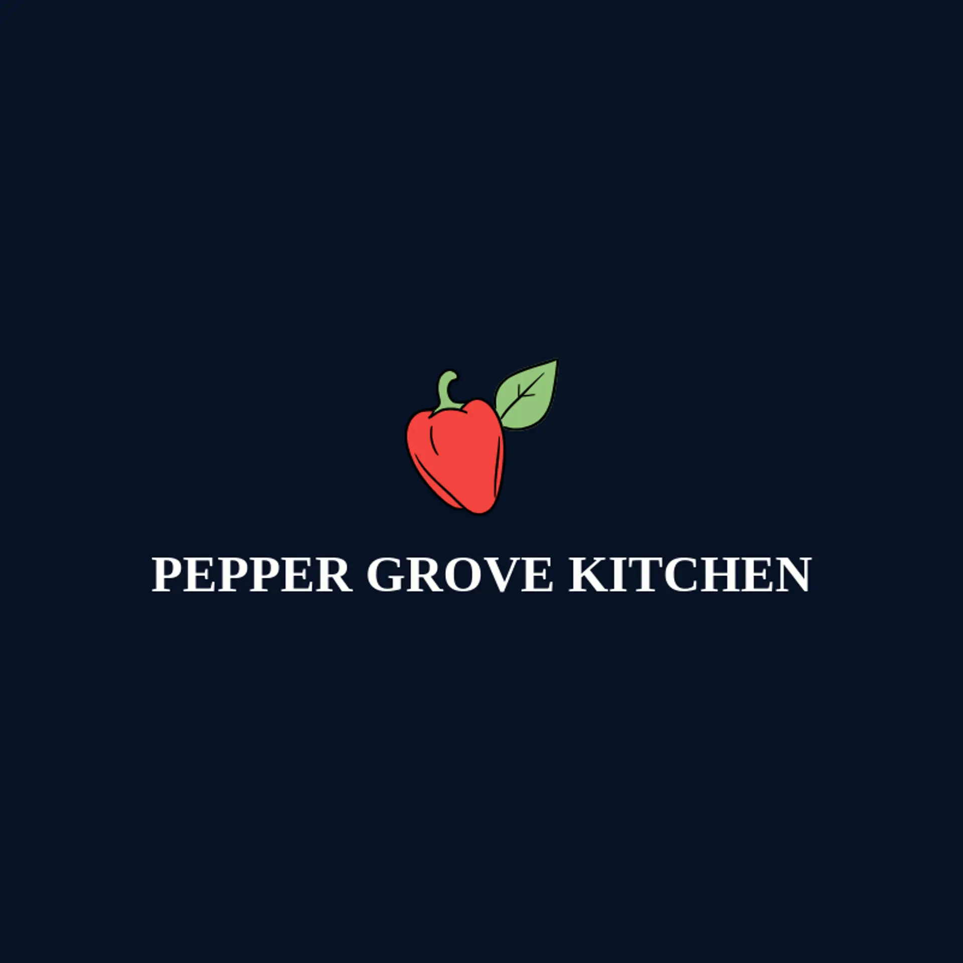 Pepper Grove Kitchen logo for pepper
