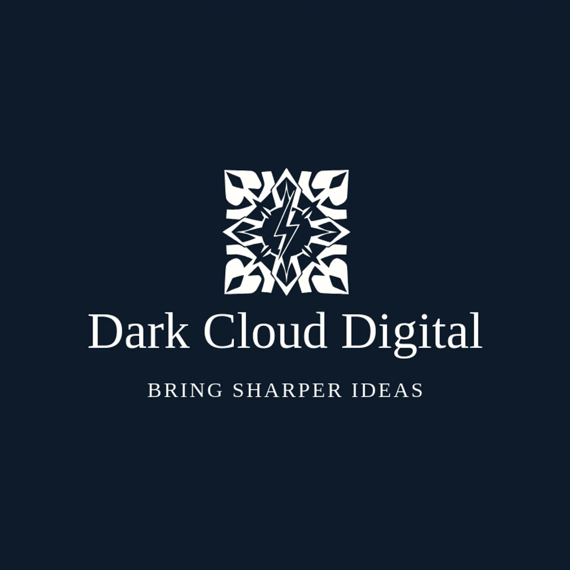 Dark Cloud Digital logo for thunder