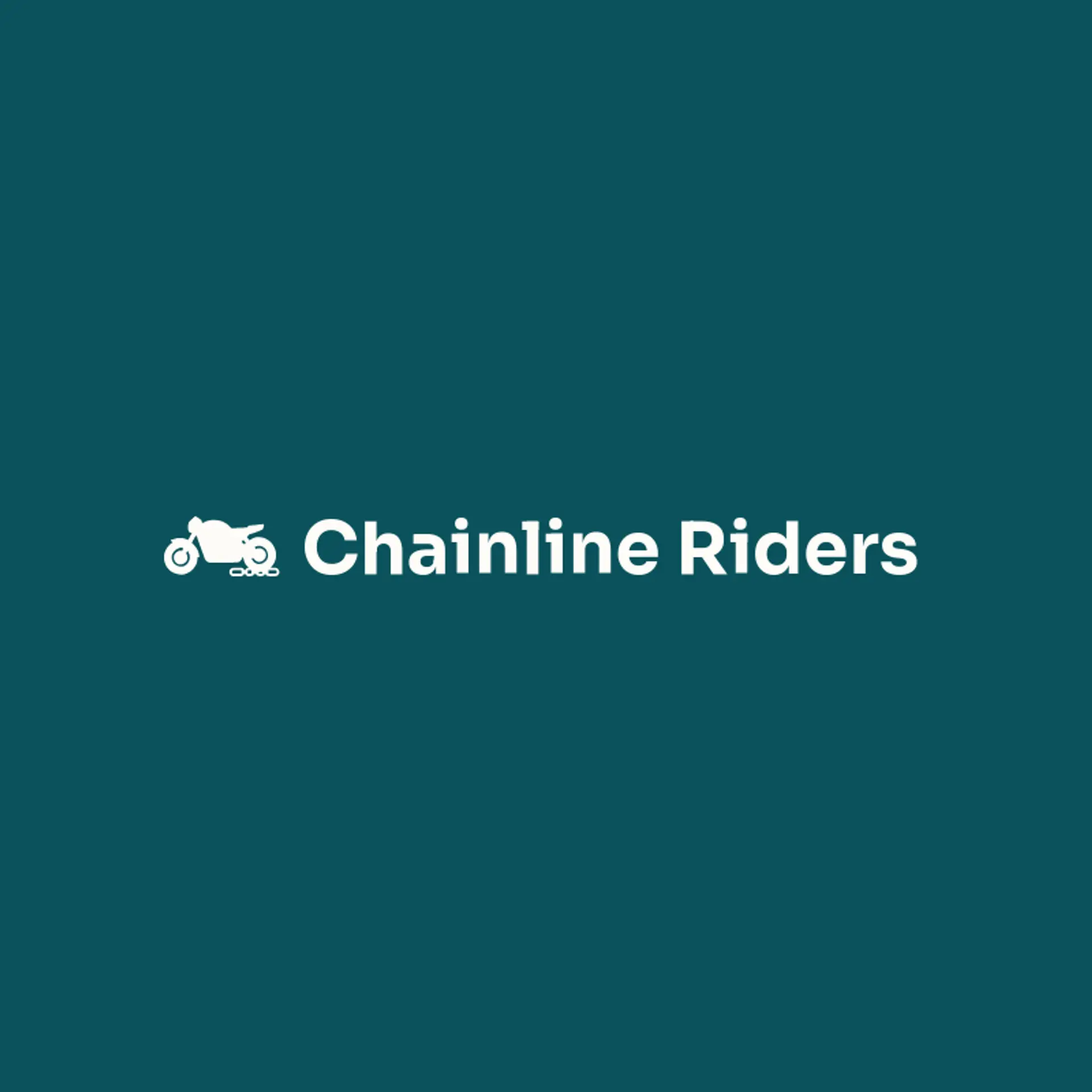 Chainline Riders logo for motorcycle