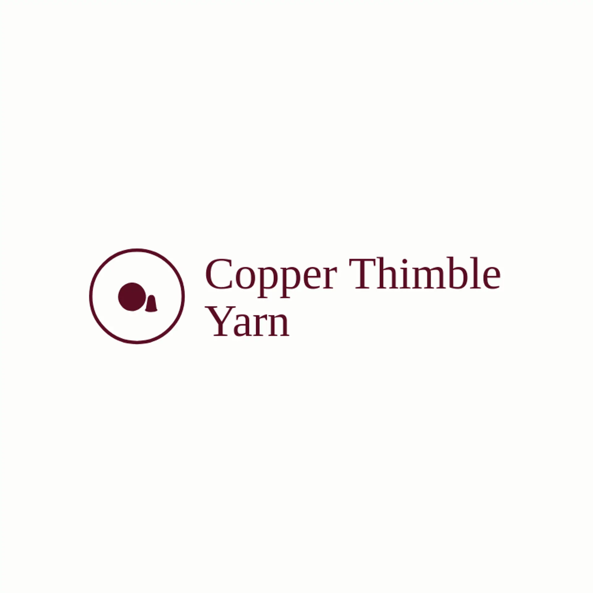 Copper Thimble Yarn logo for yarn