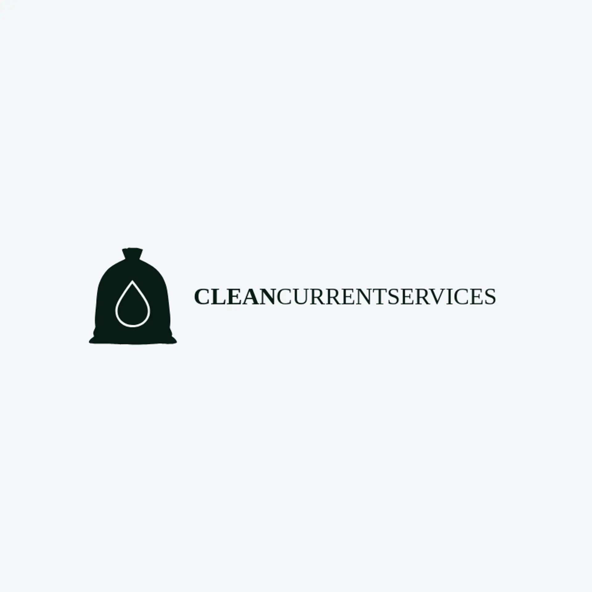 Clean Current Services logo for trash