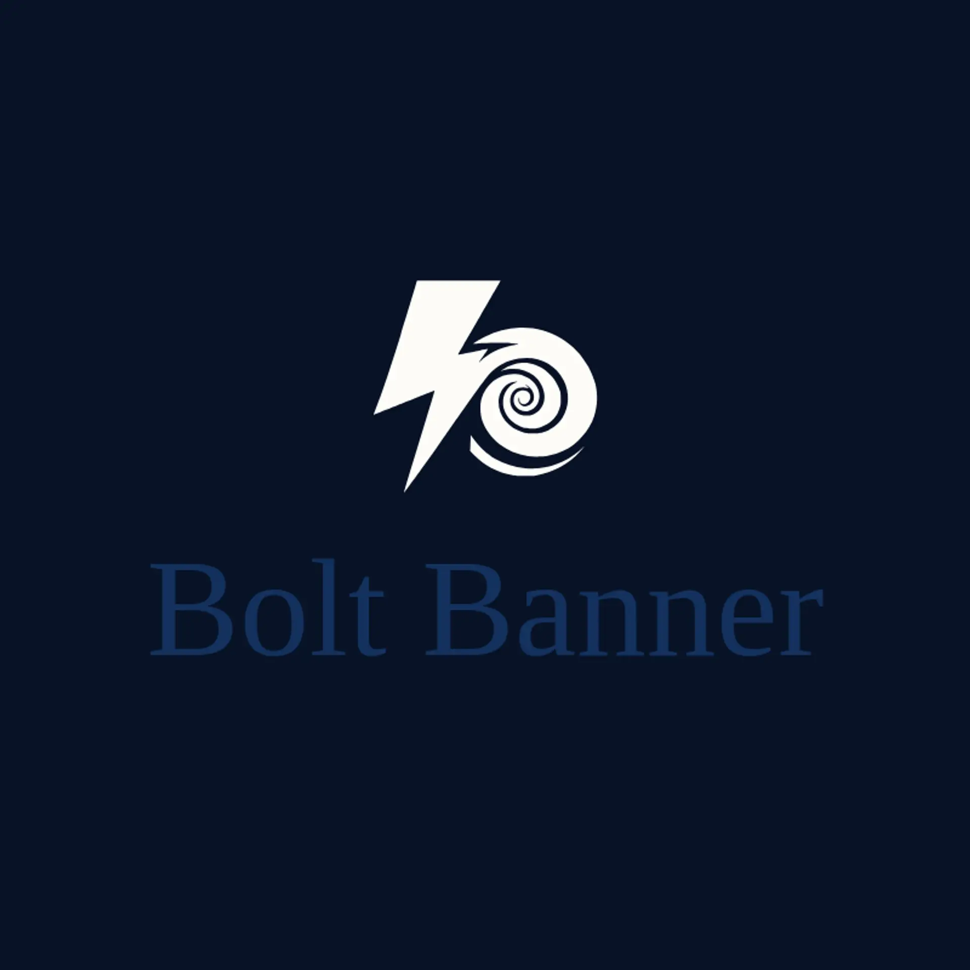 Bolt Banner logo for tornado