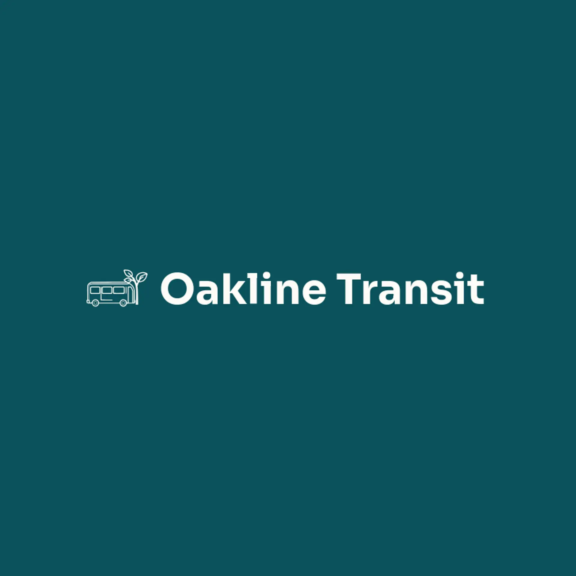 Oakline Transit logo for train