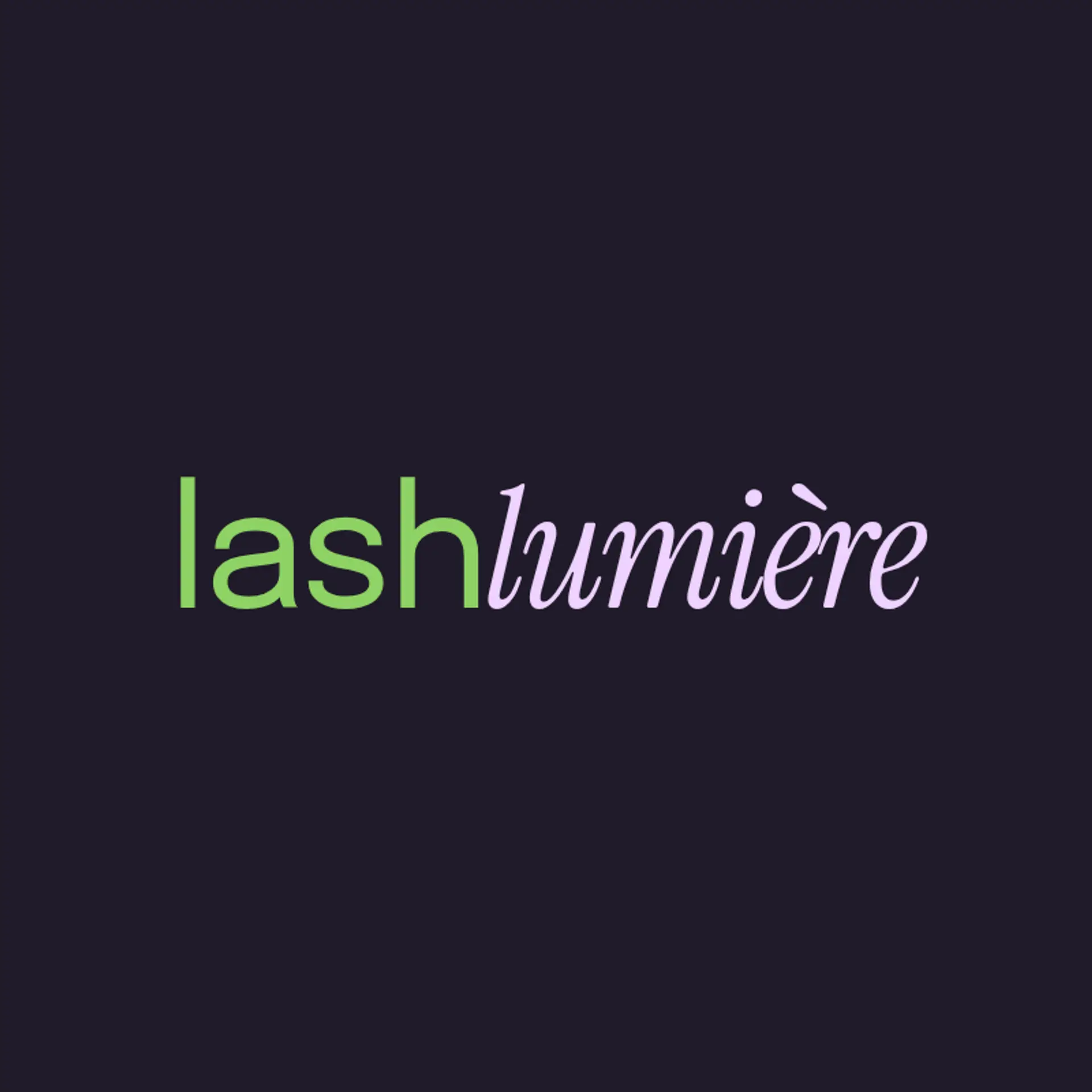 Velvet Lash Co. logo for lash tech