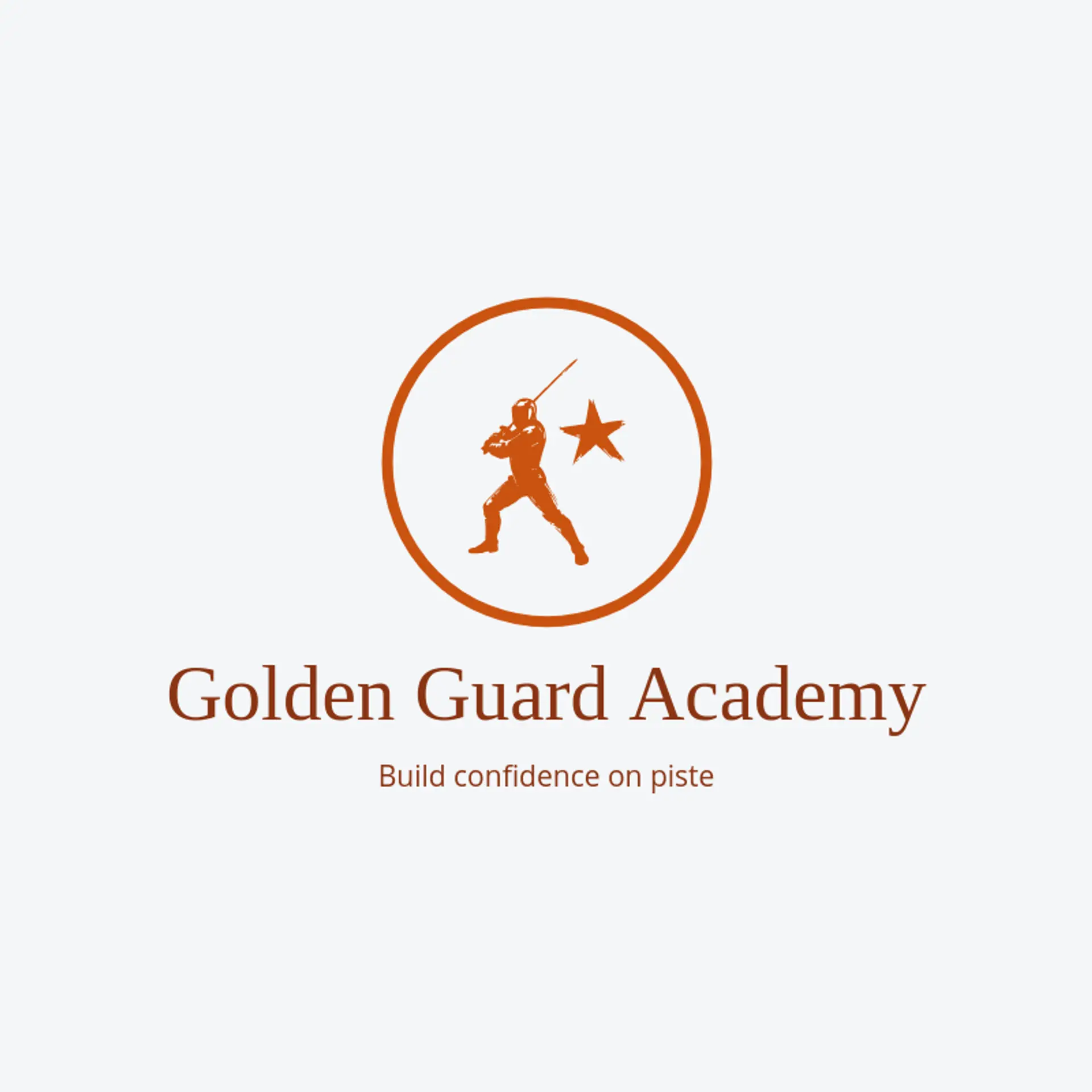 Golden Guard Academy logo for fencing