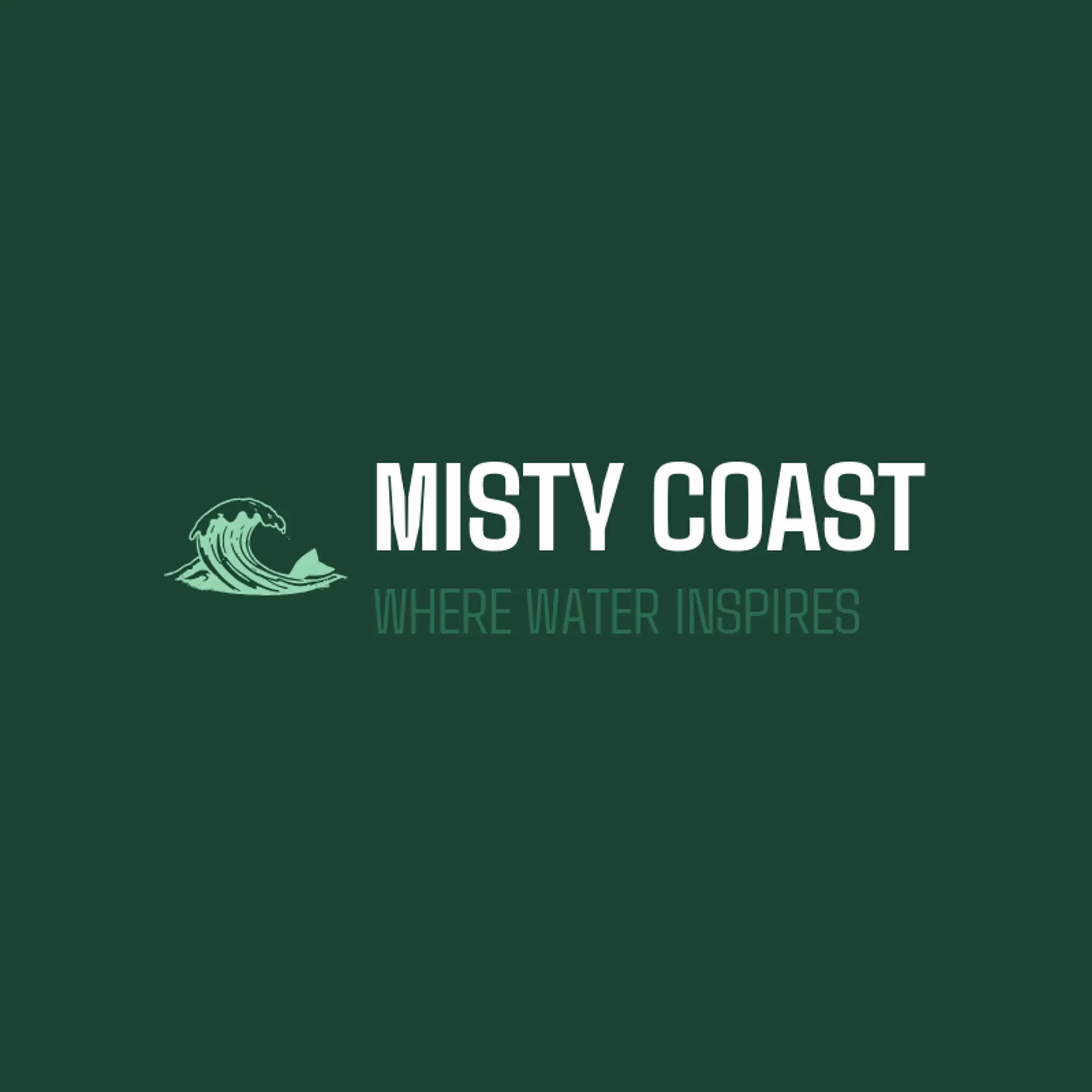 Misty Coast logo for wave