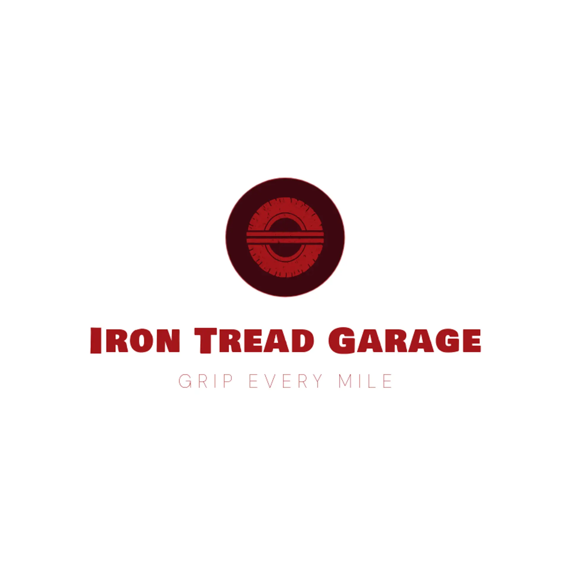 Iron Tread Garage logo for motor shop