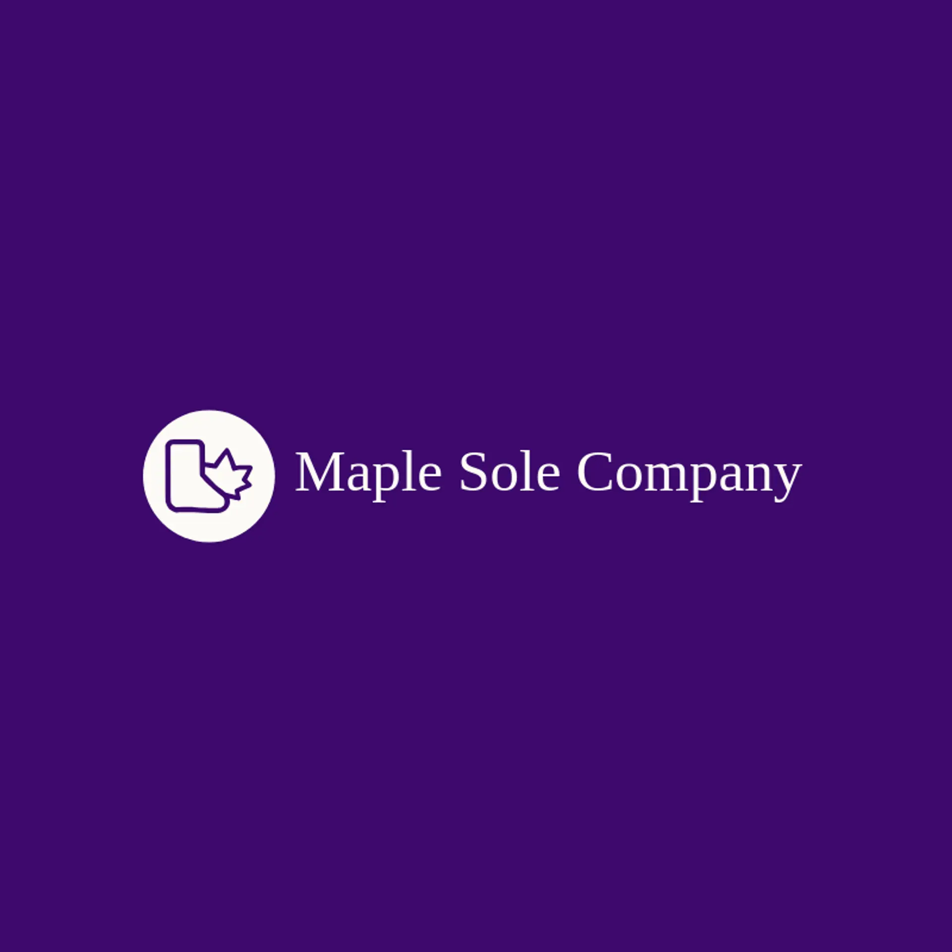 Maple Sole Company logo for foot