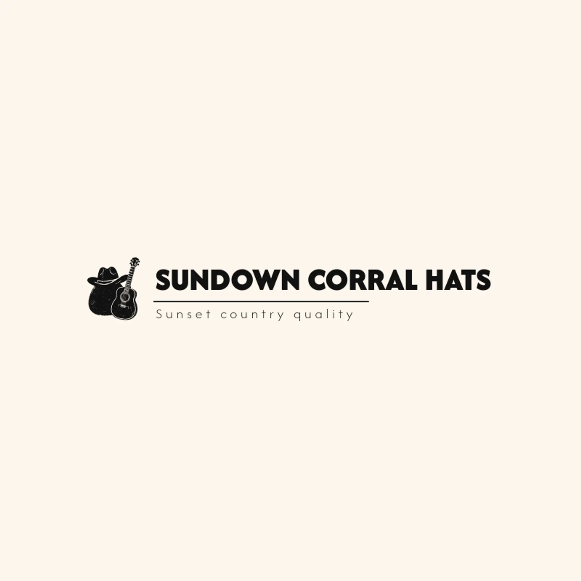 Sundown Corral Hats logo for cowboy hat