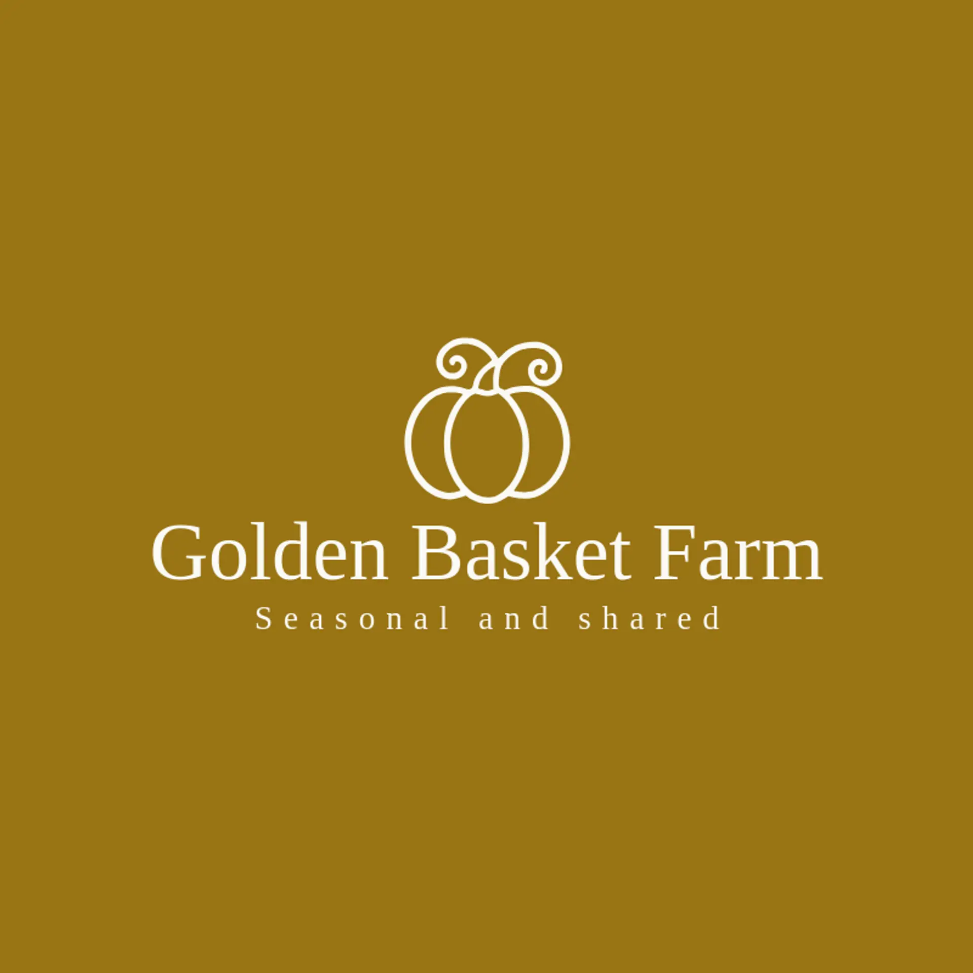Golden Basket Farm logo for harvest