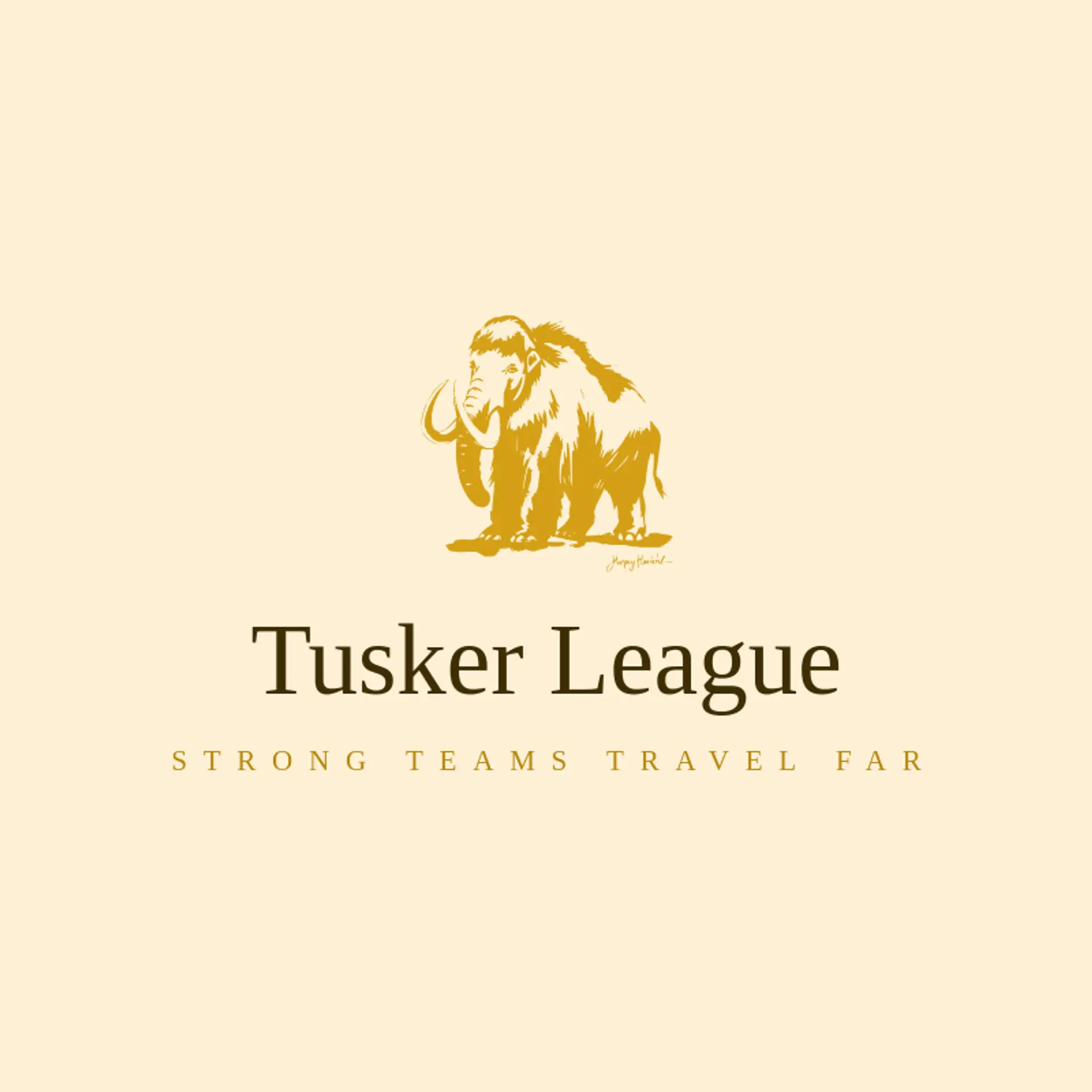 Tusker League logo for mammoth