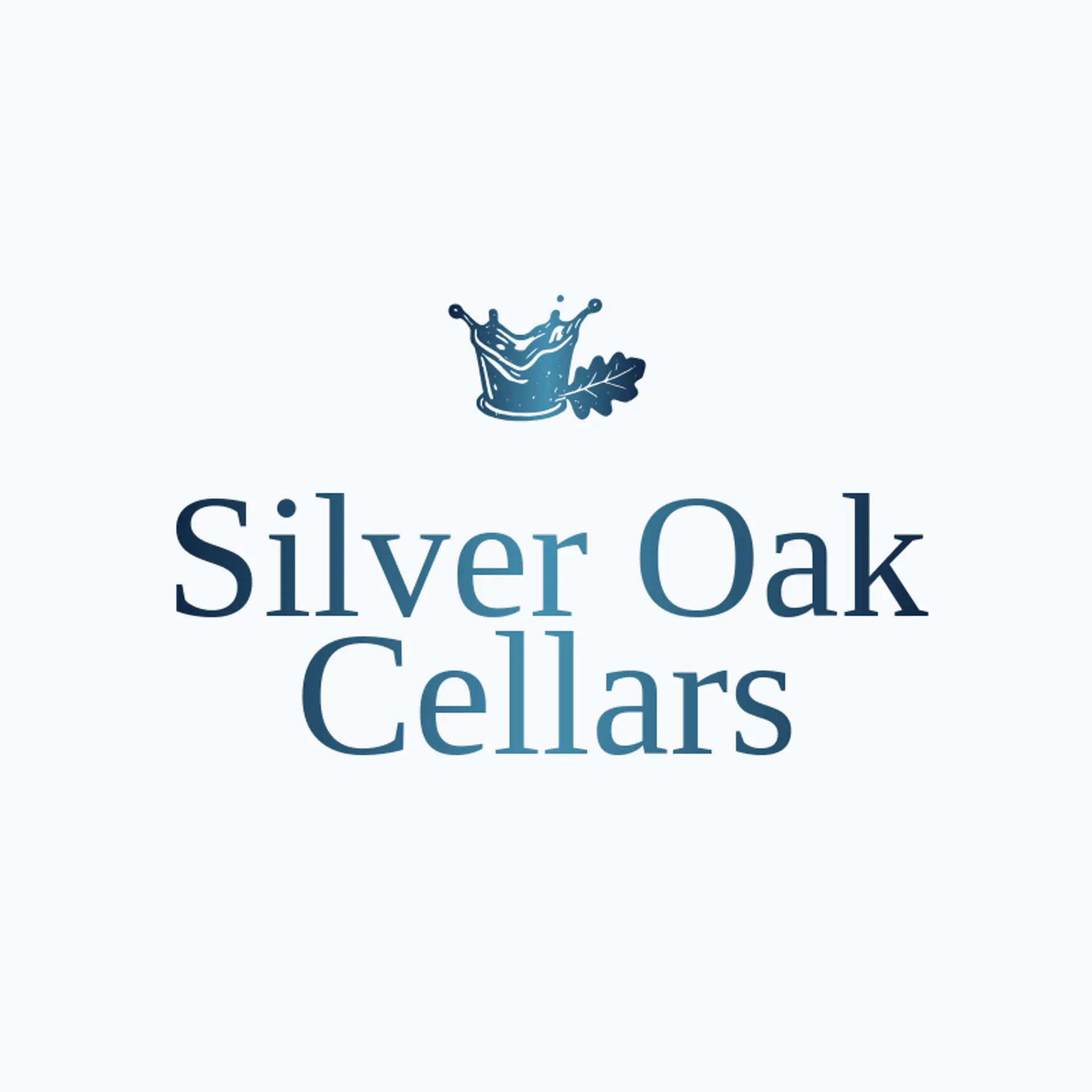 Silver Oak Cellars logo for whiskey
