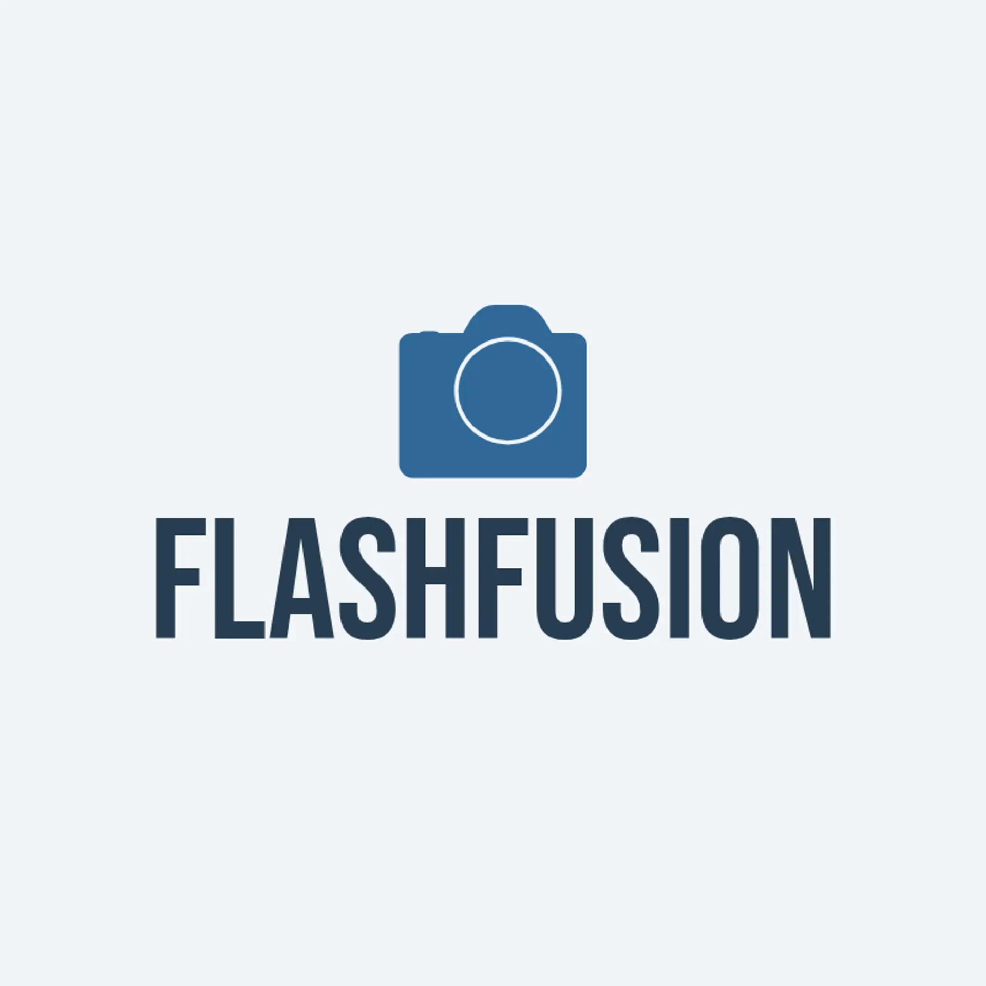FlashFusion logo for cool photography