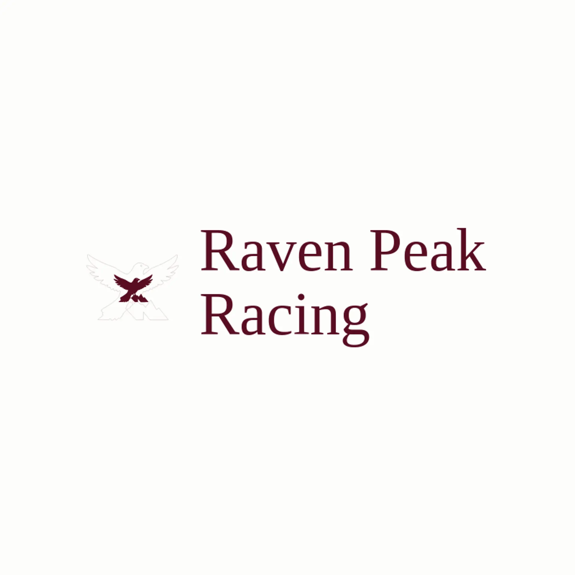 Raven Peak Racing logo for raven