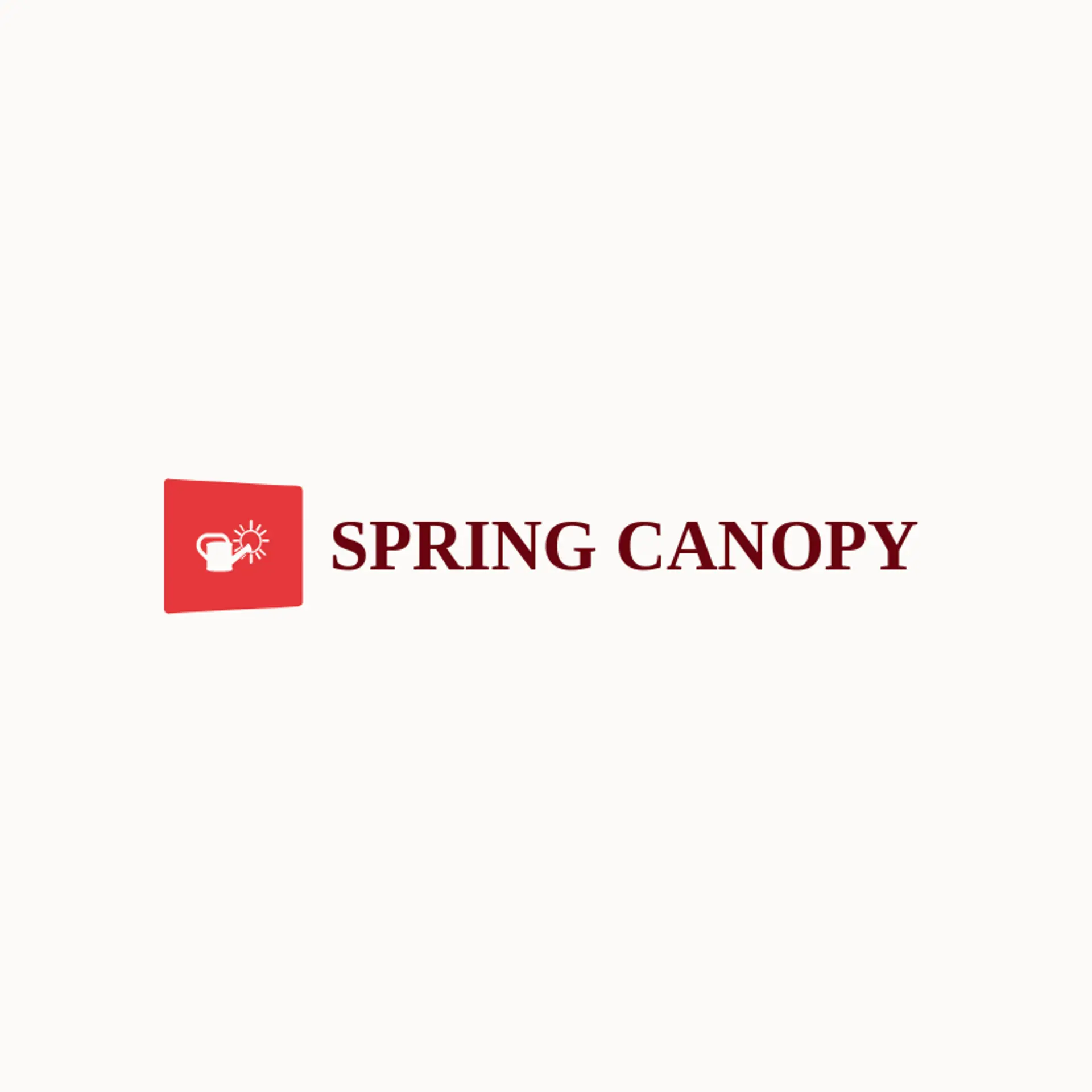 Spring Canopy logo for landscape