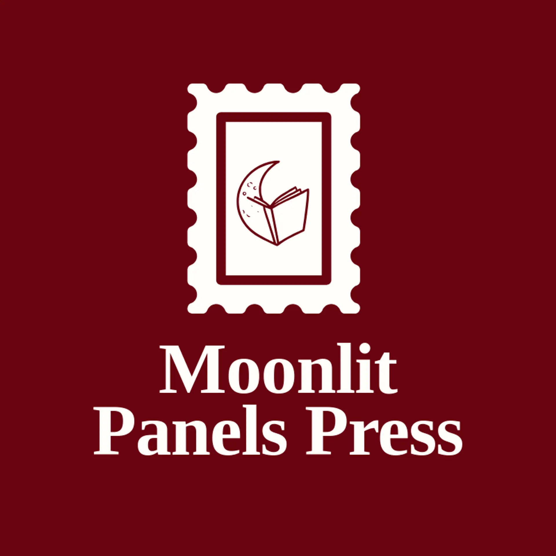 Moonlit Panels Press logo for comic book