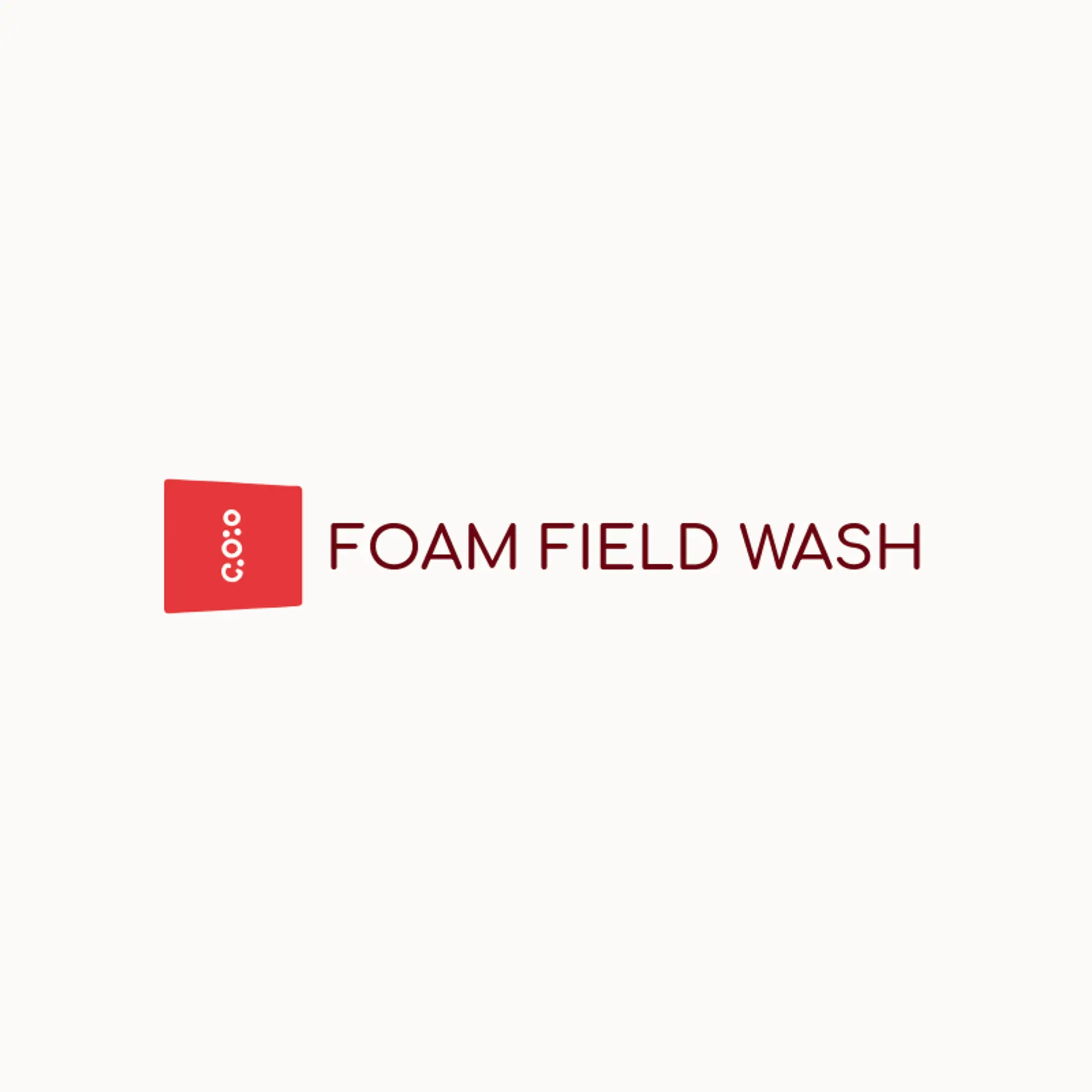 Foam Field Wash logo for car wash