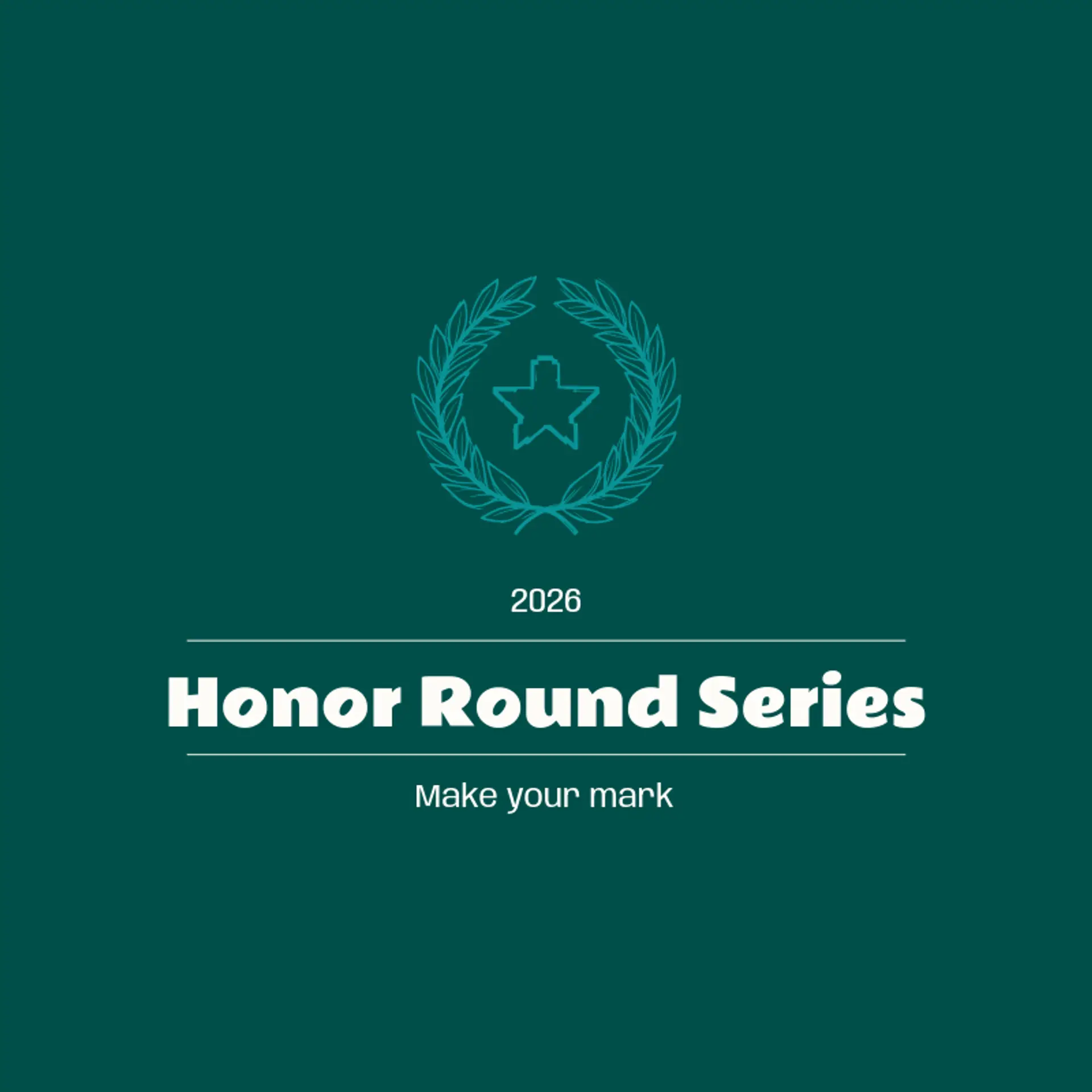 Honor Round Series logo for tournament