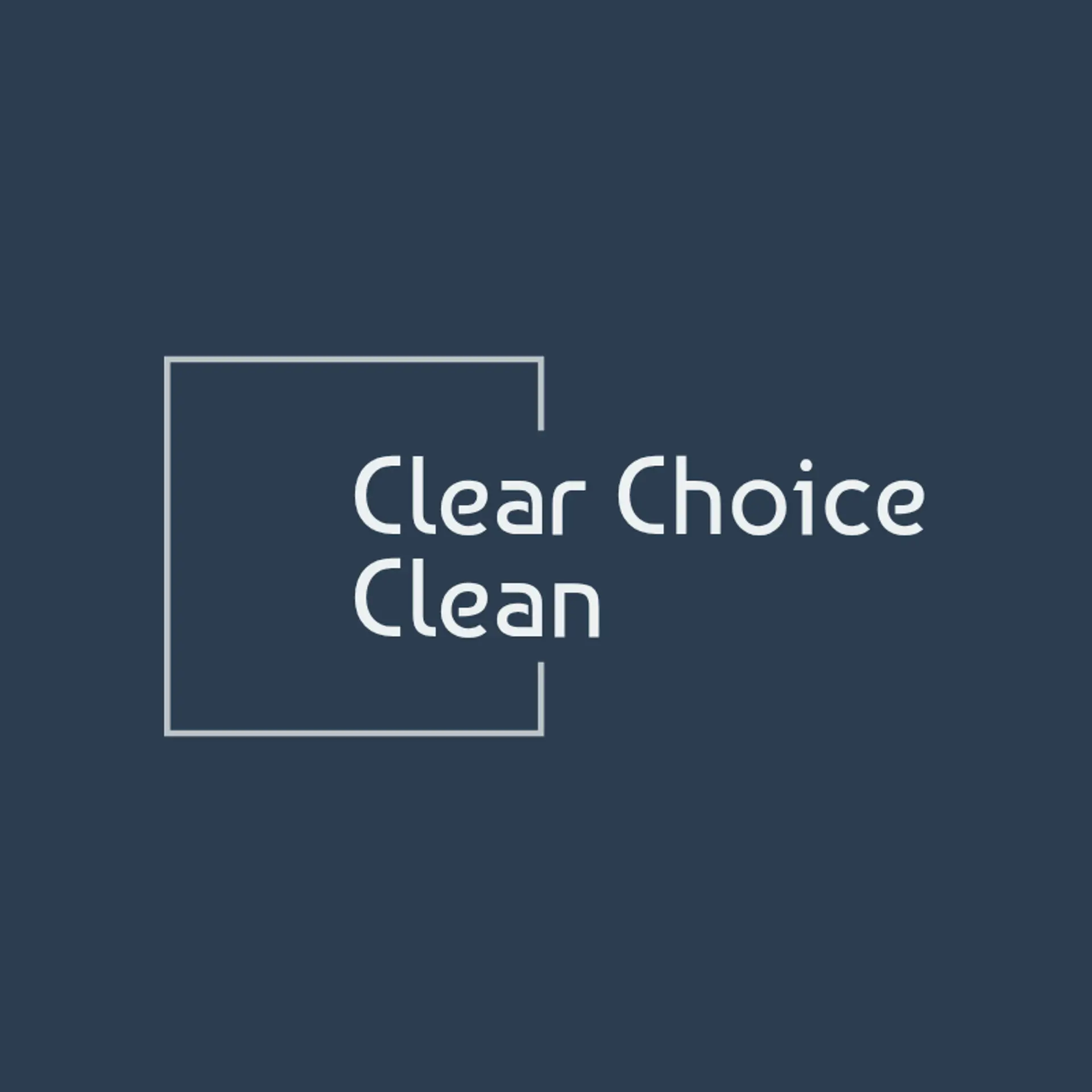 Clear Choice Clean logo for cleaning company