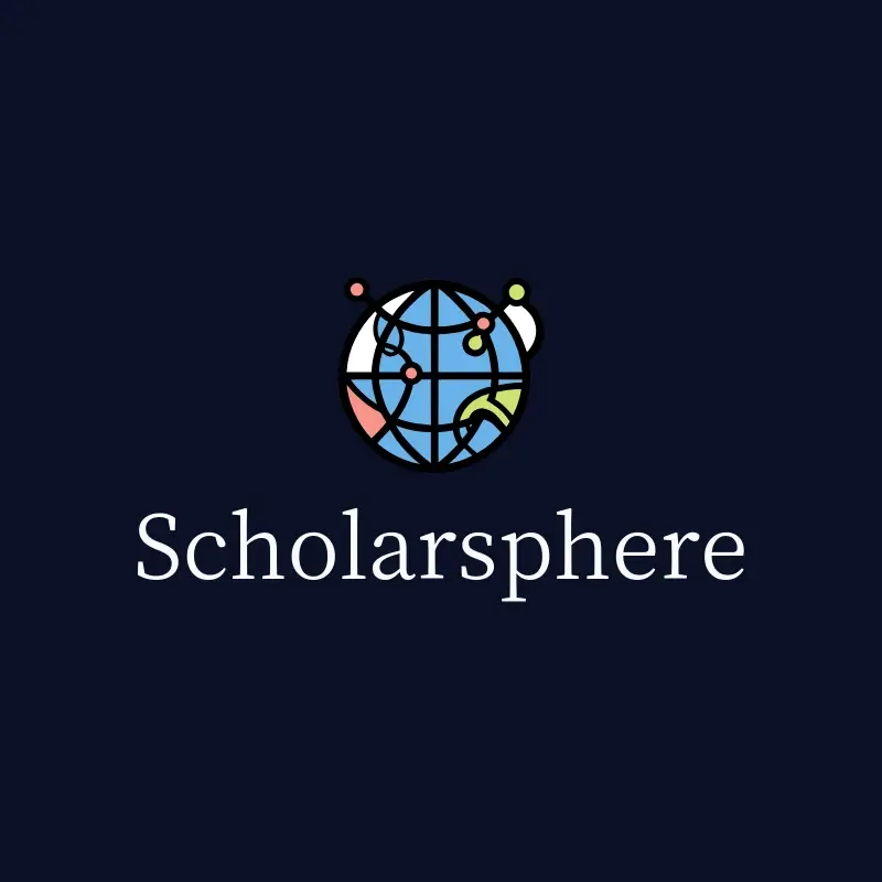 The tutoring name ScholarSphere as a branded logo with a color icon