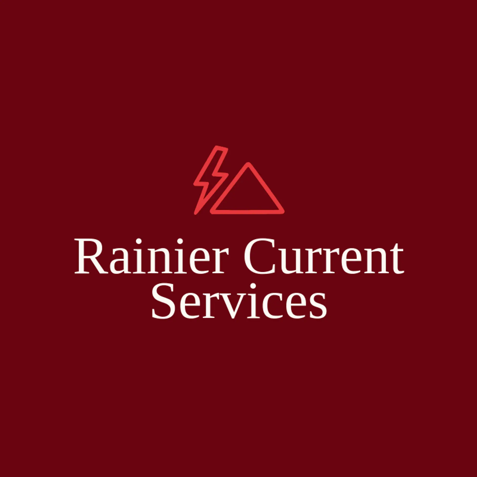 Rainier Current Services logo for electricity