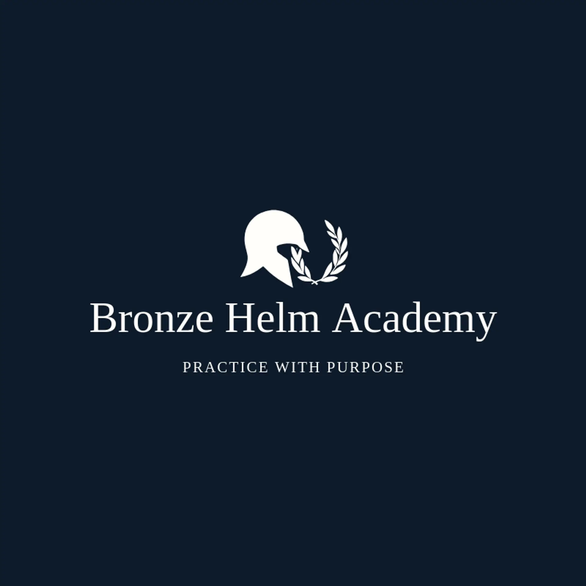 Bronze Helm Academy logo for gladiator