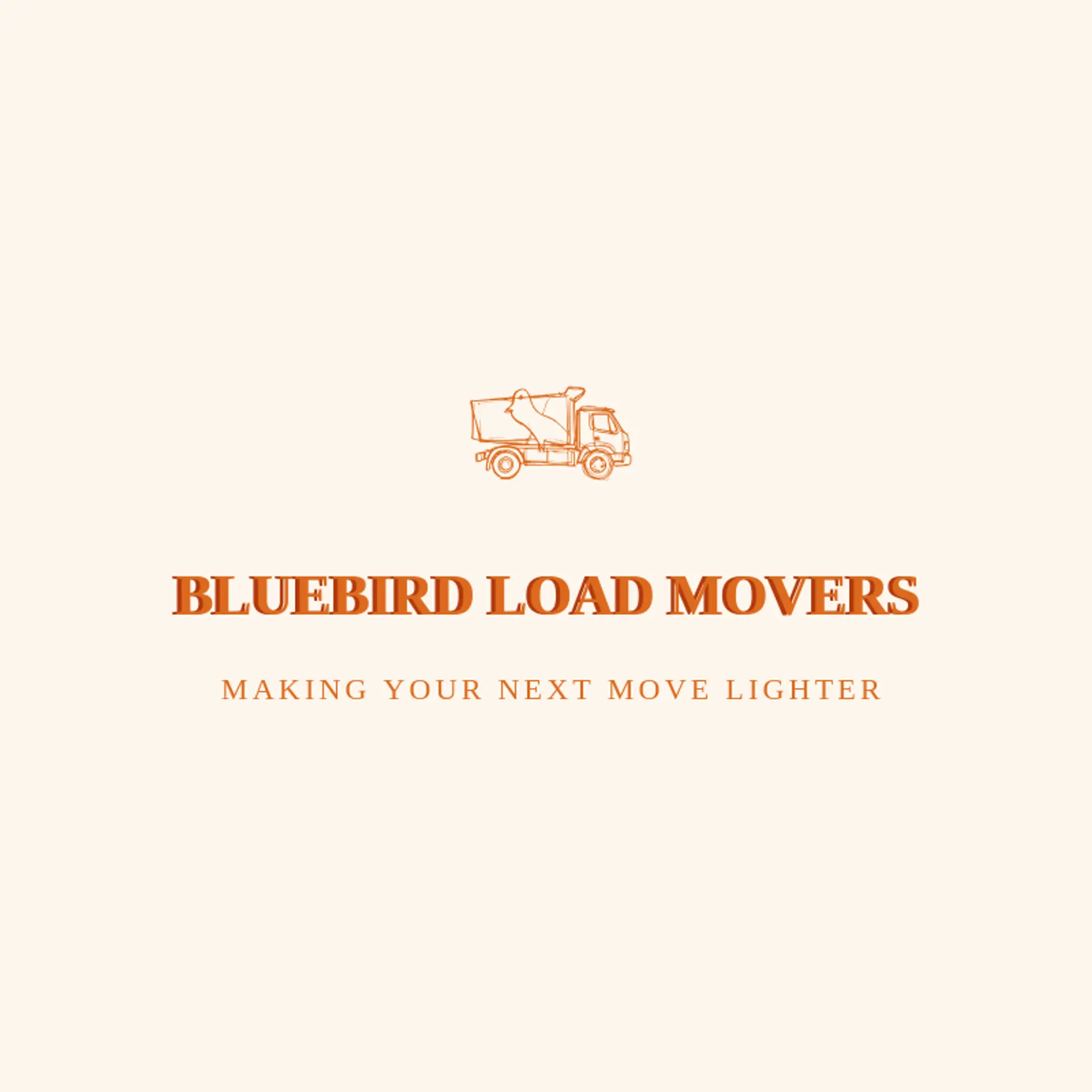 Bluebird Load Movers logo for hauling