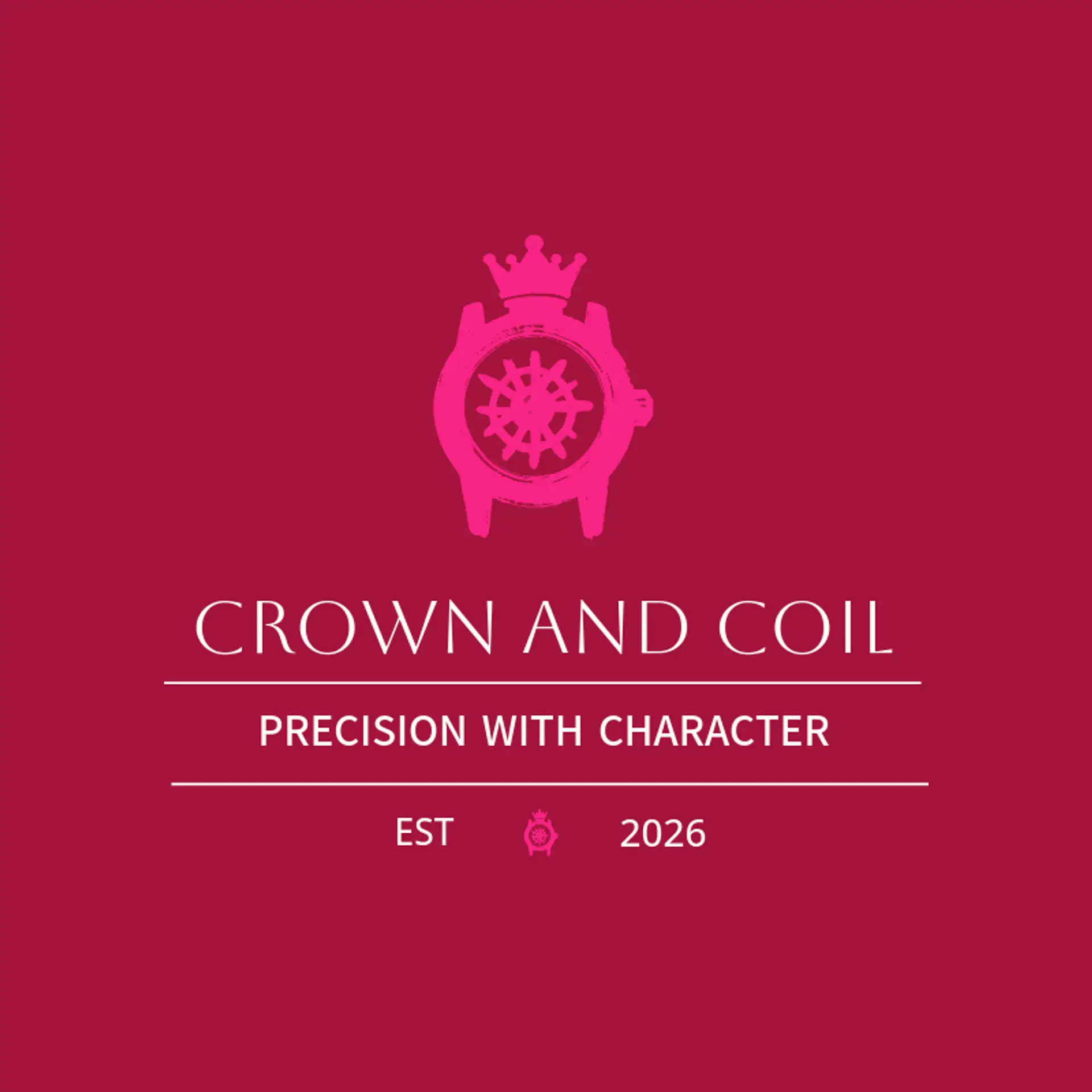 Crown And Coil logo for watch