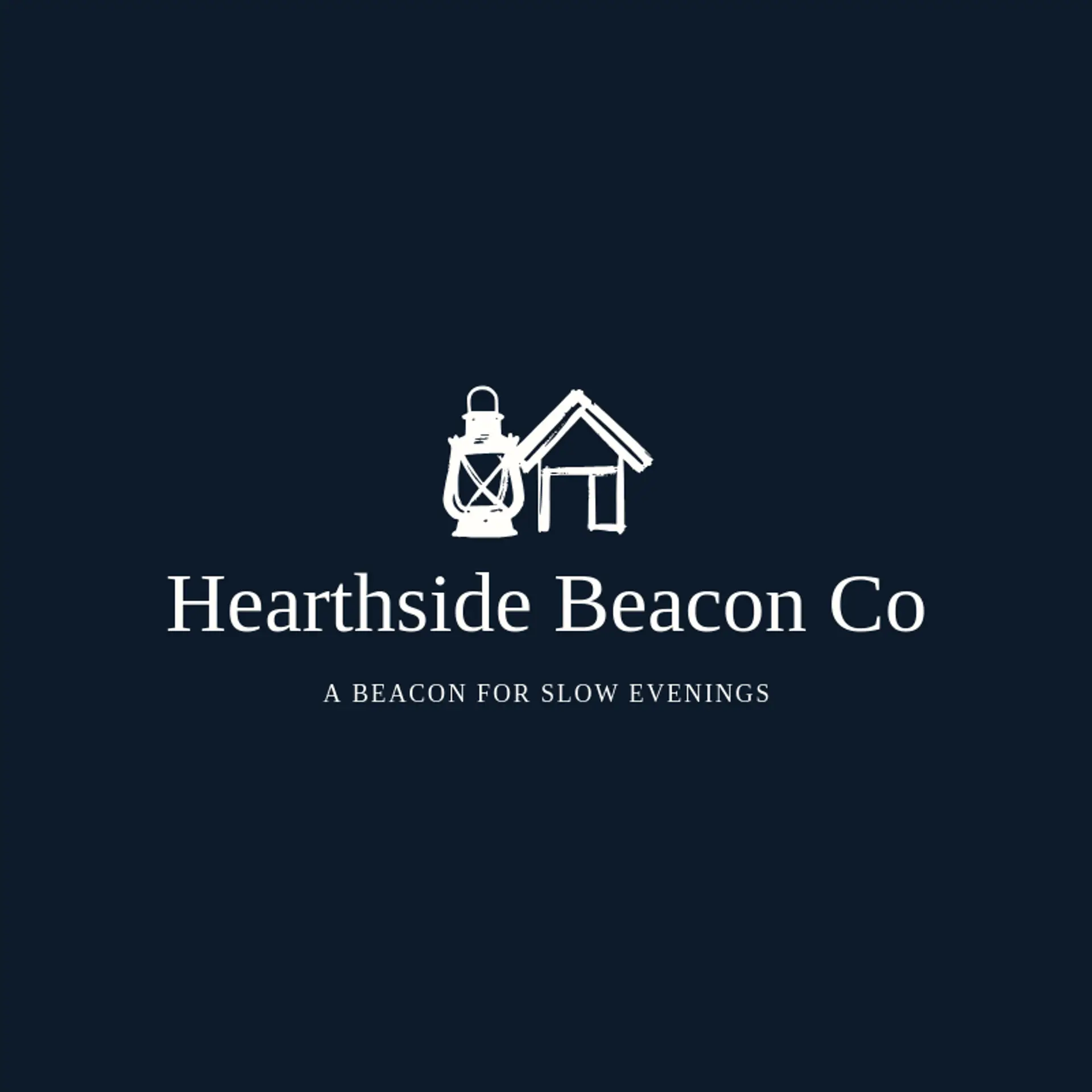 Hearthside Beacon Co logo for lantern
