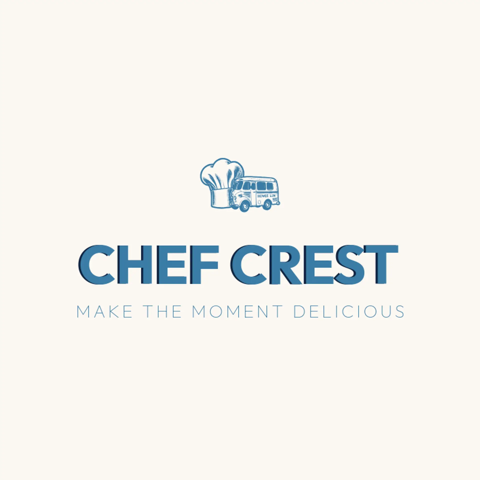 Chef Crest logo for food truck