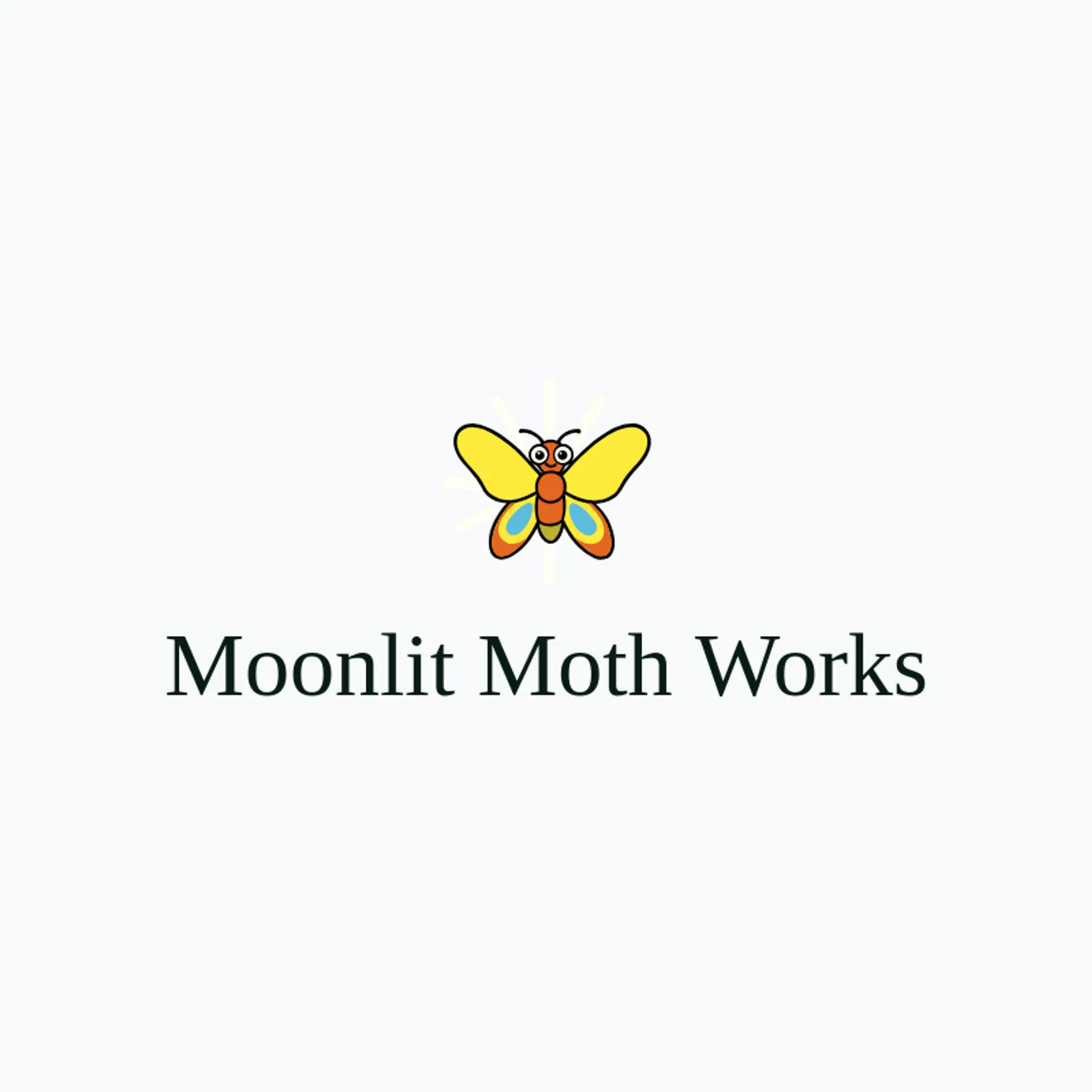 Moonlit Moth Works logo for moth