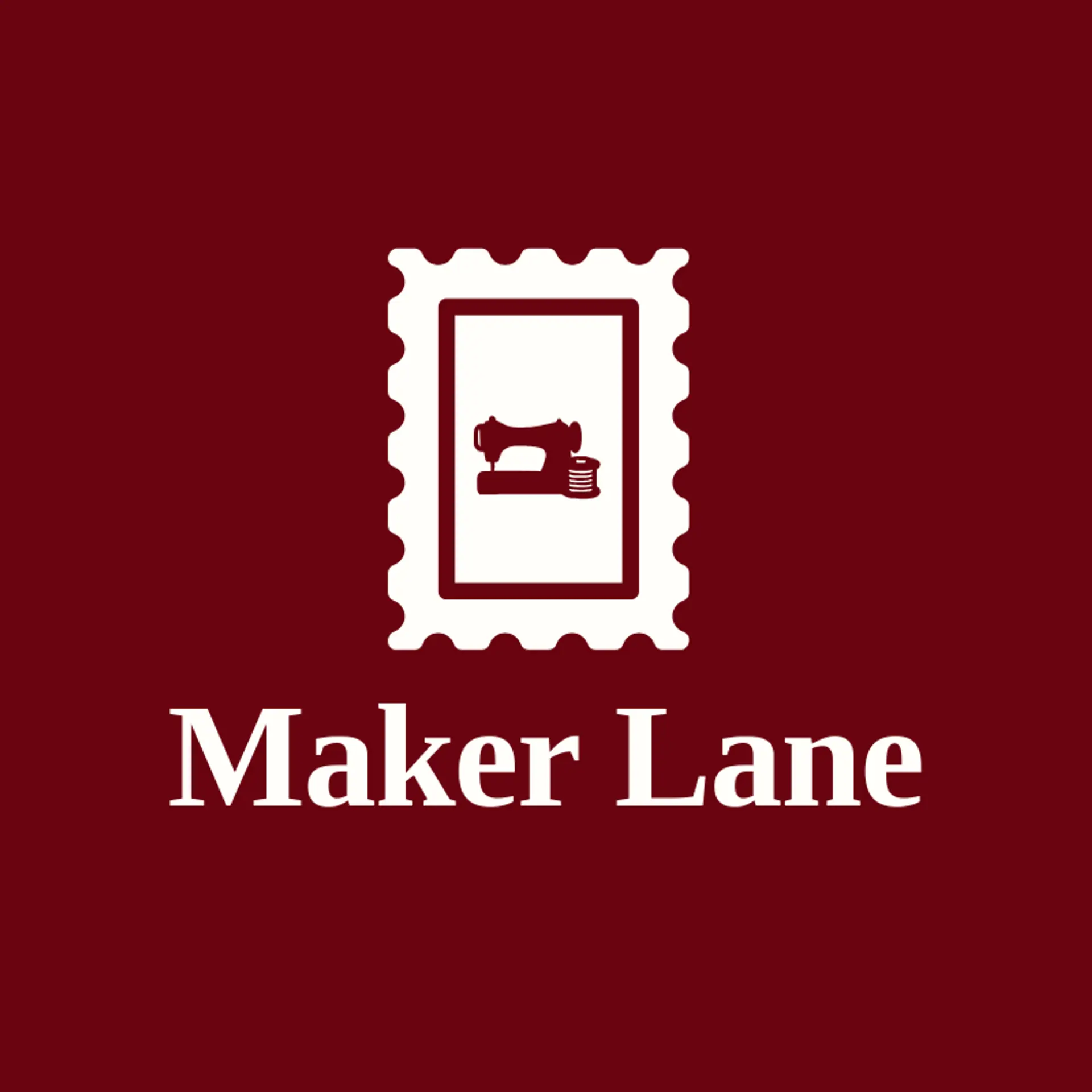 Maker Lane logo for clothes
