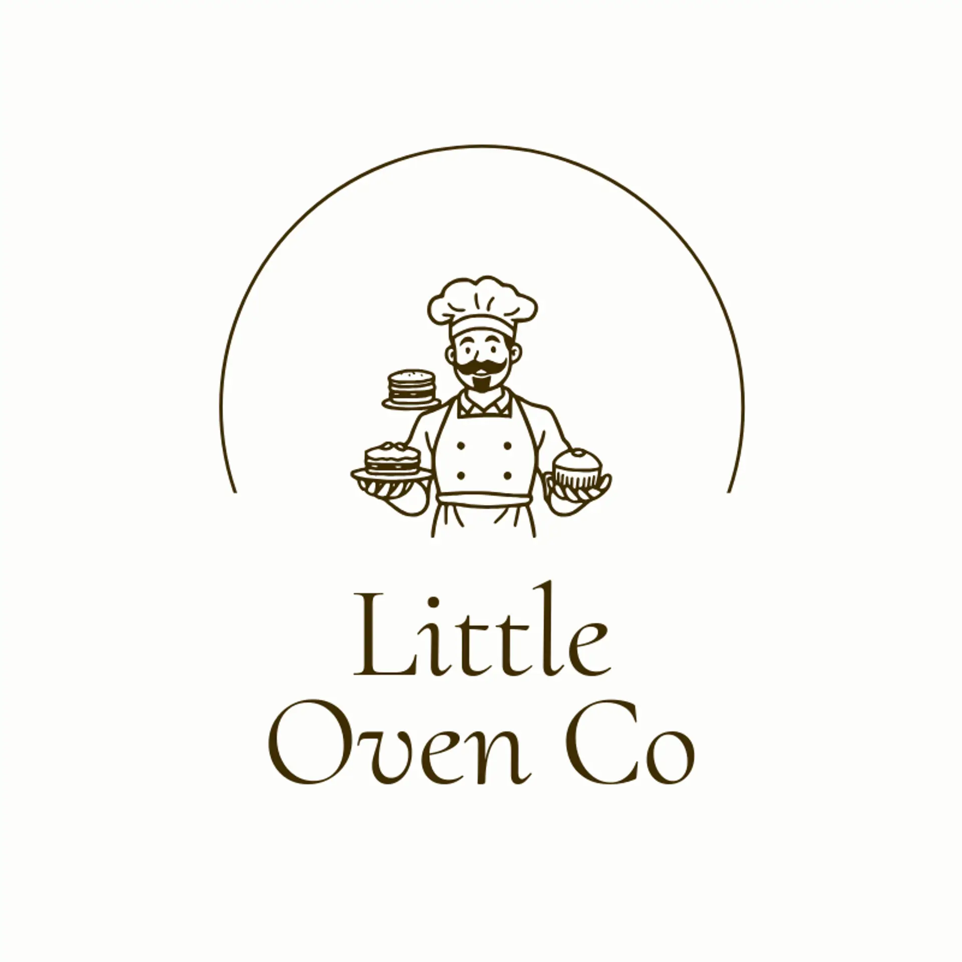Little Oven Co logo for baker
