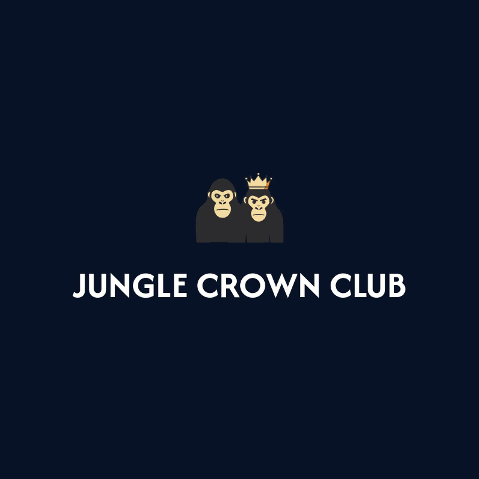 Jungle Crown Club logo for gorilla