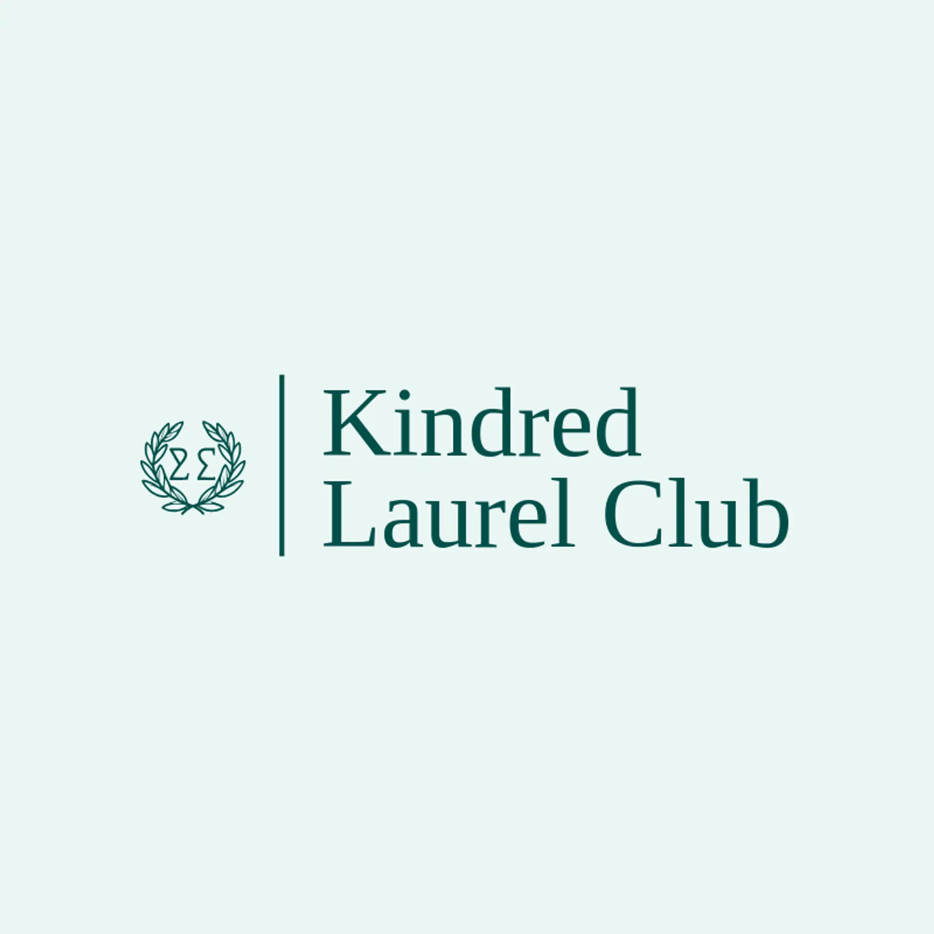 Kindred Laurel Club logo for fraternity