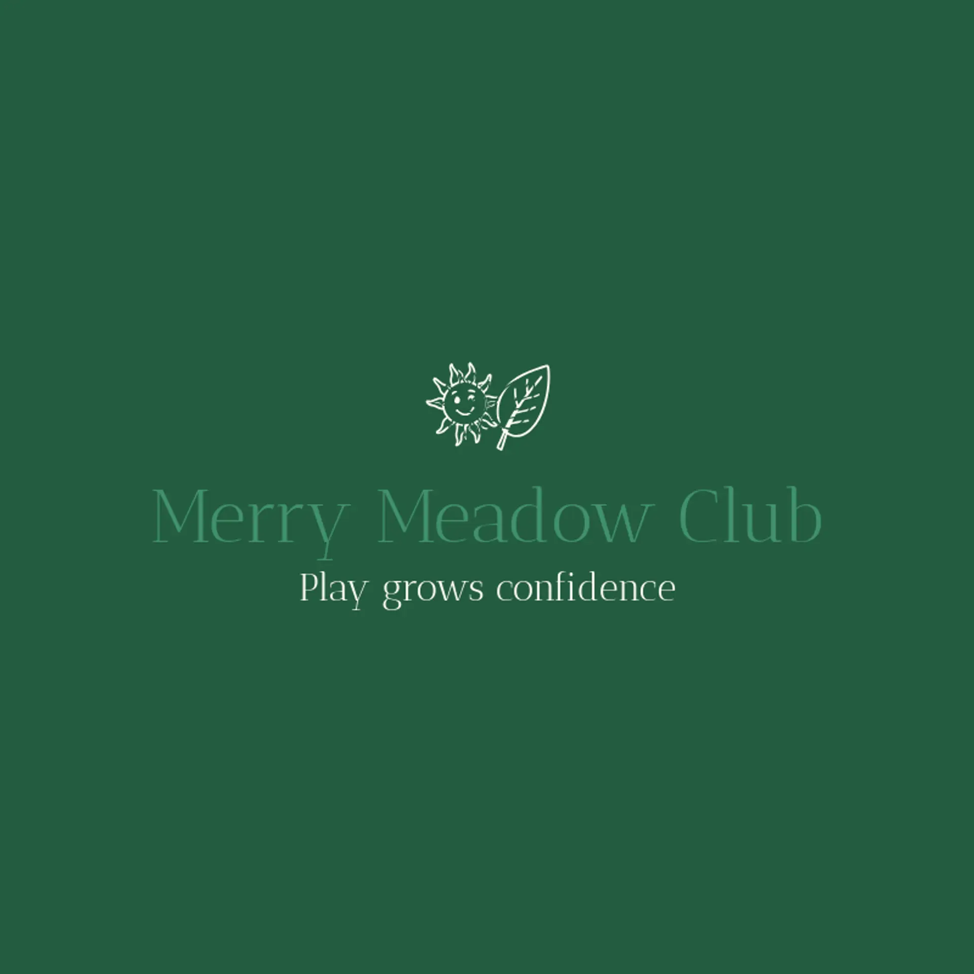 Merry Meadow Club logo for daycare