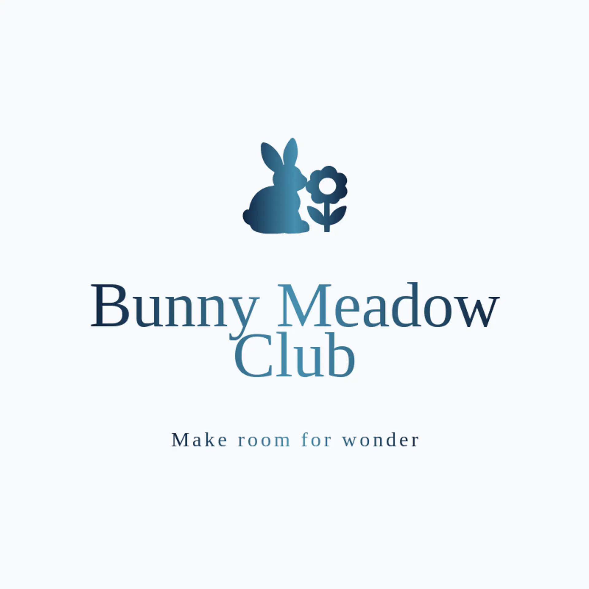 Bunny Meadow Club logo for baby