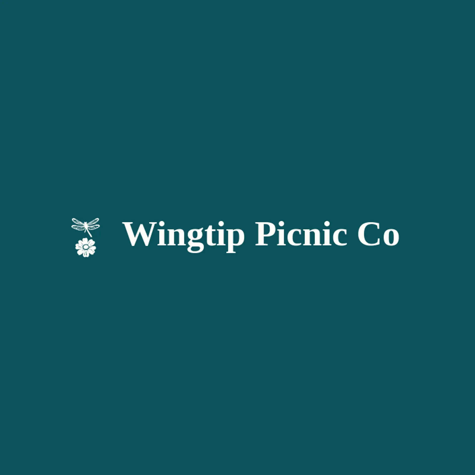 Wingtip Picnic Co logo for dragonfly