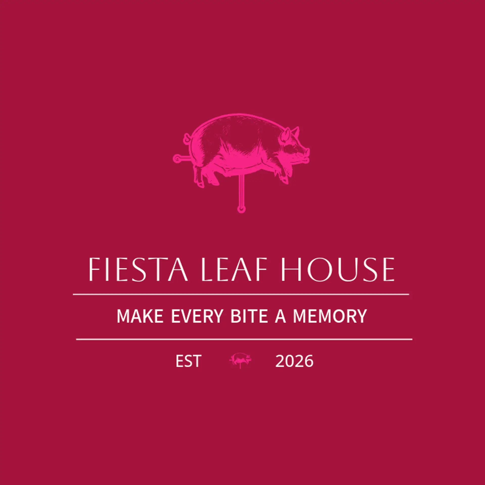Fiesta Leaf House logo for lechon